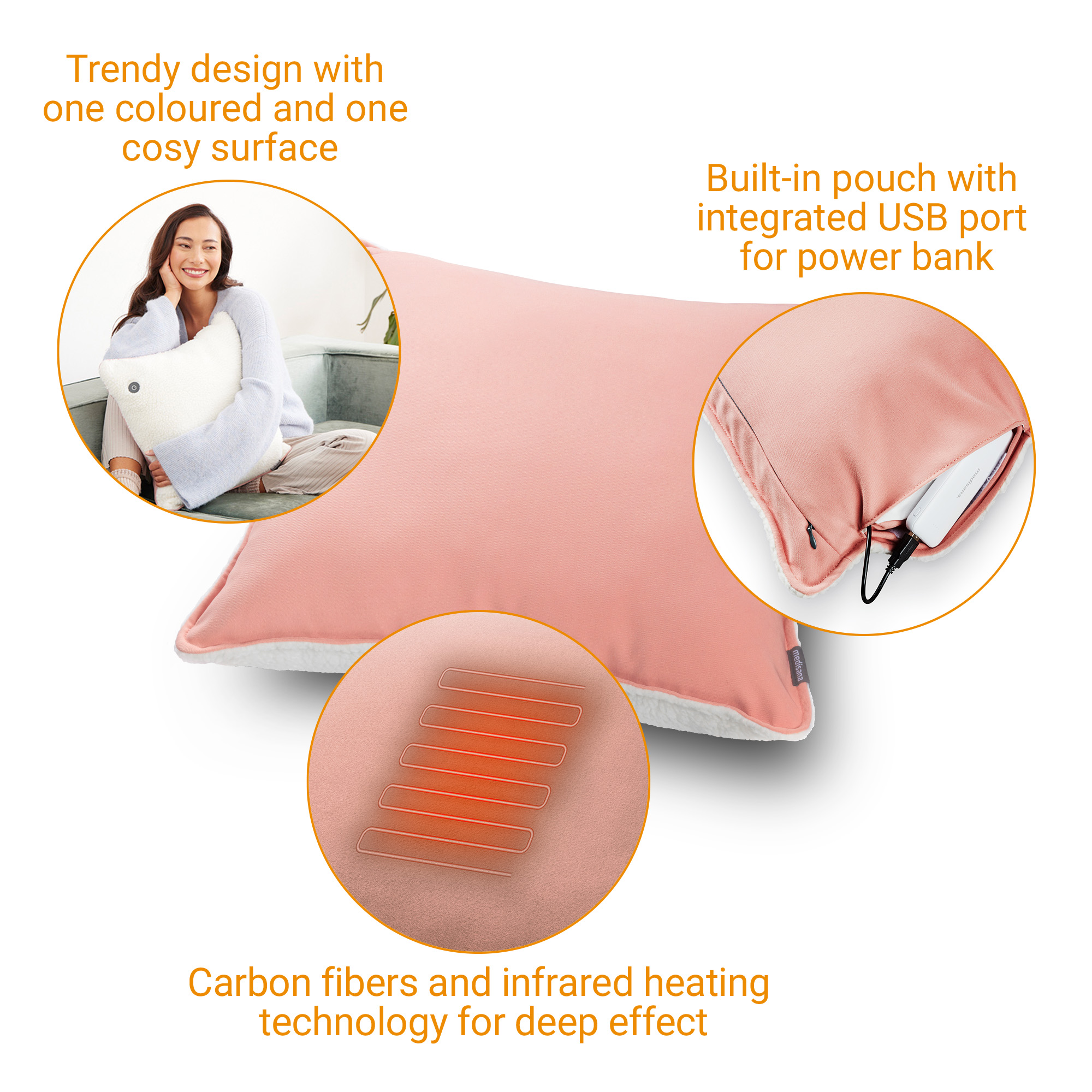 HC 100 | Heated Cushion - rose