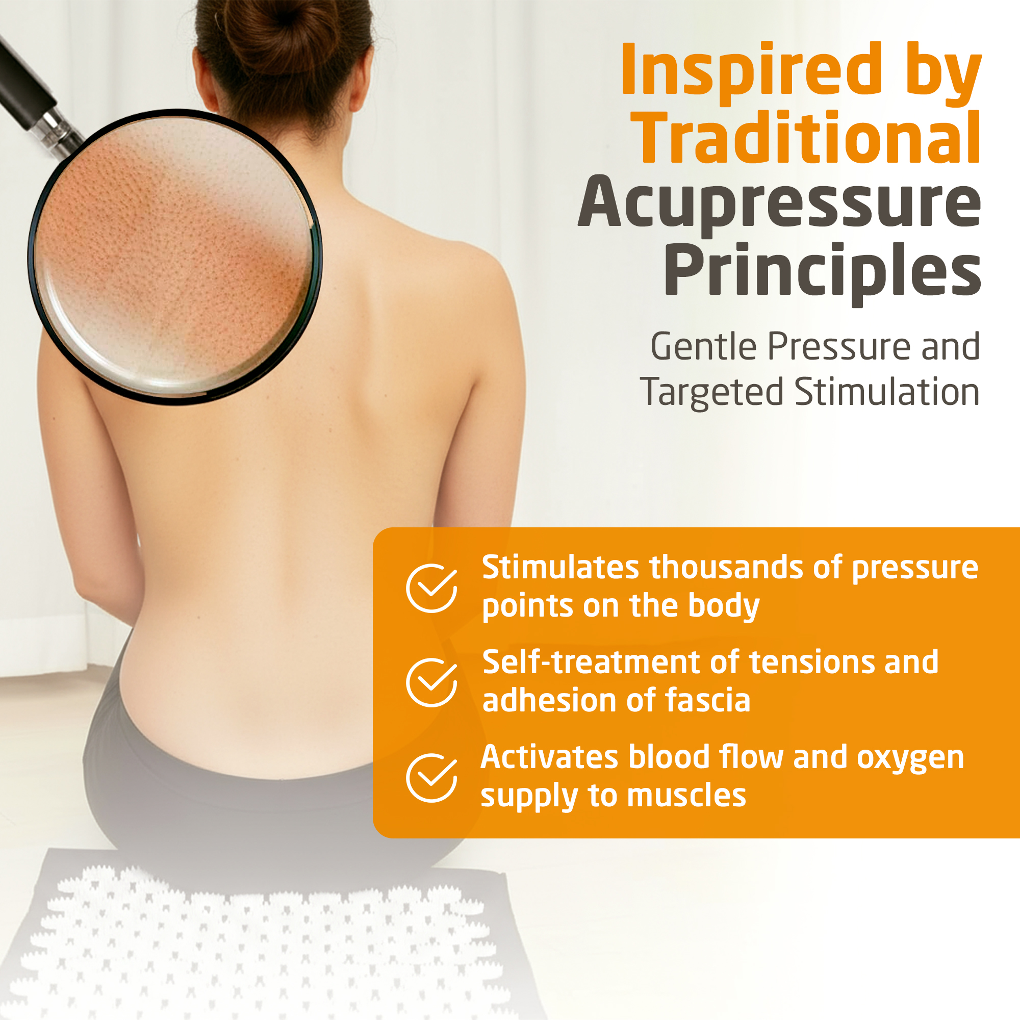 MM 100 | Heated acupressure mat