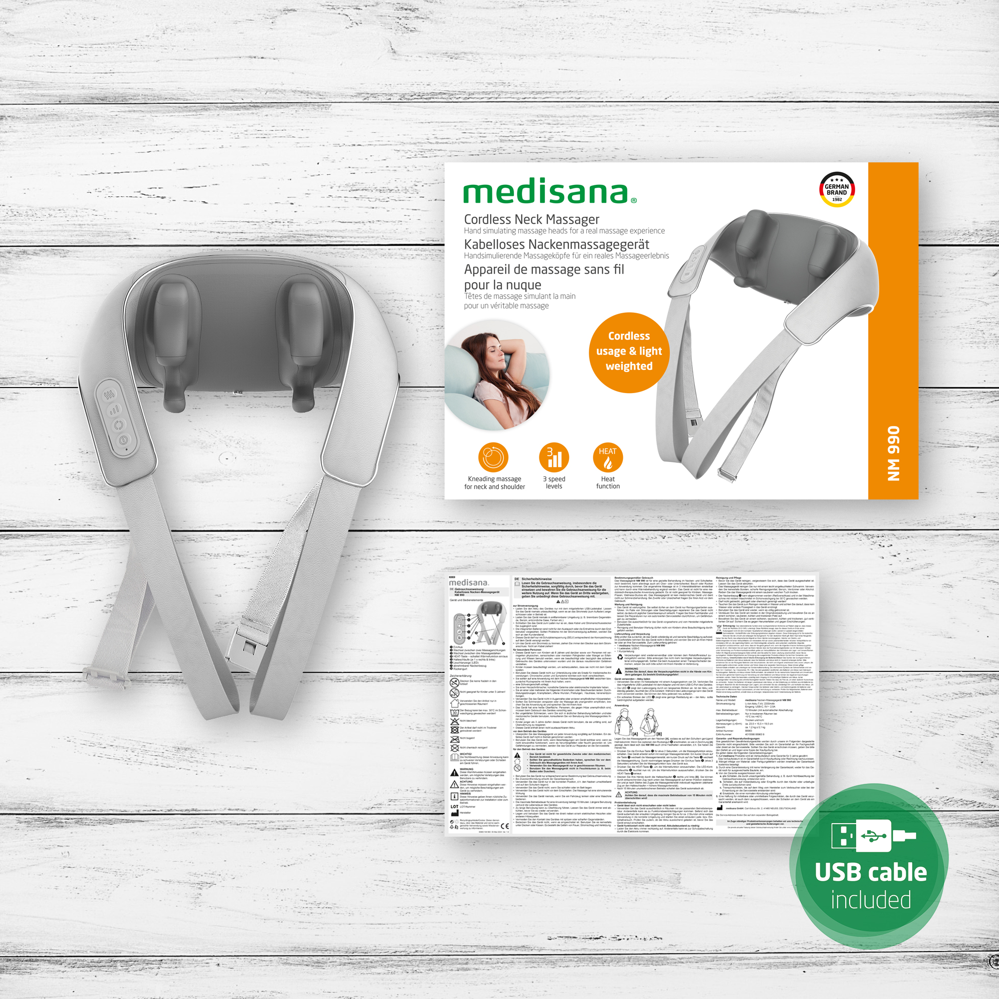NM 990 | Cordless neck massager