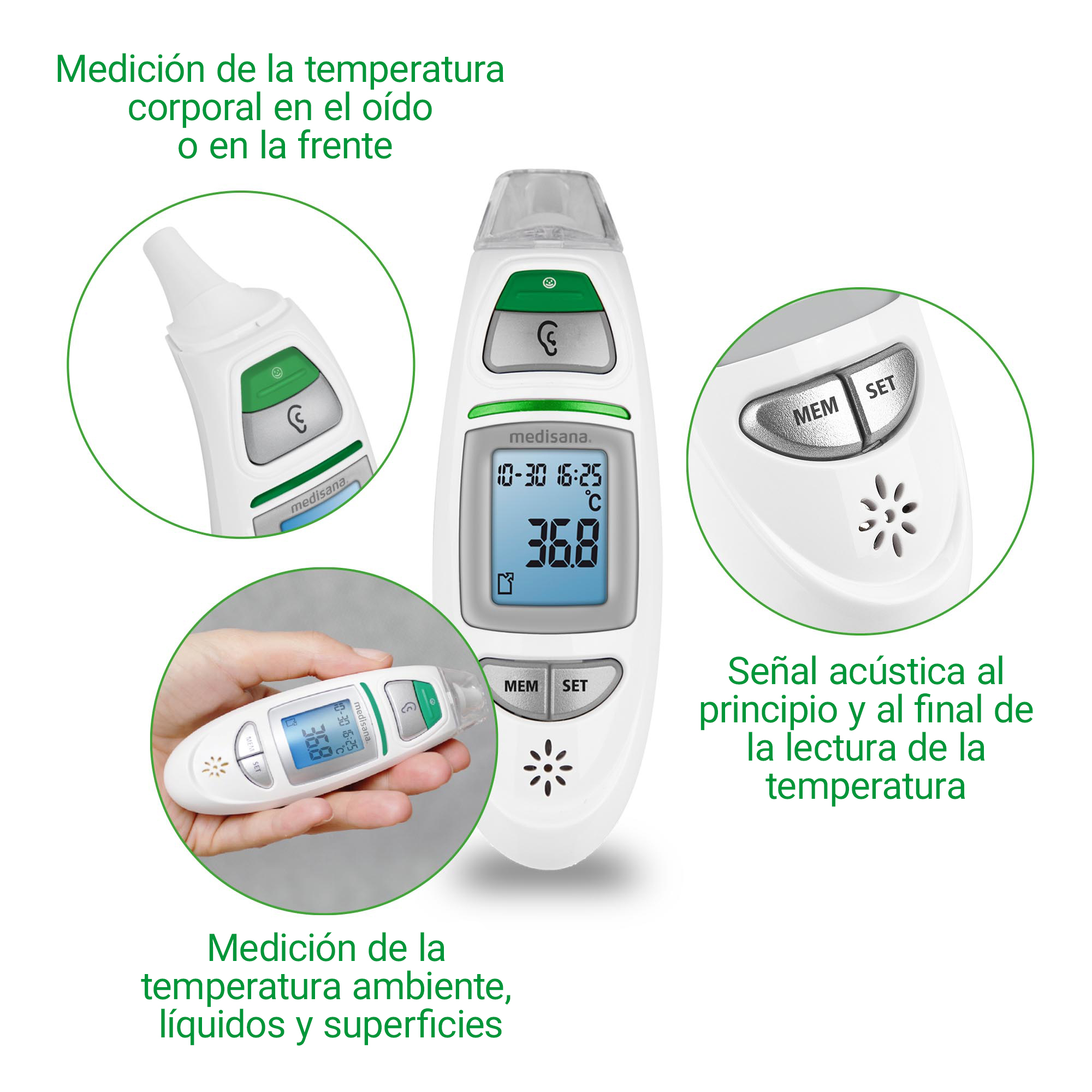 TM 750 | Termómetro multifuncional por infrarrojos