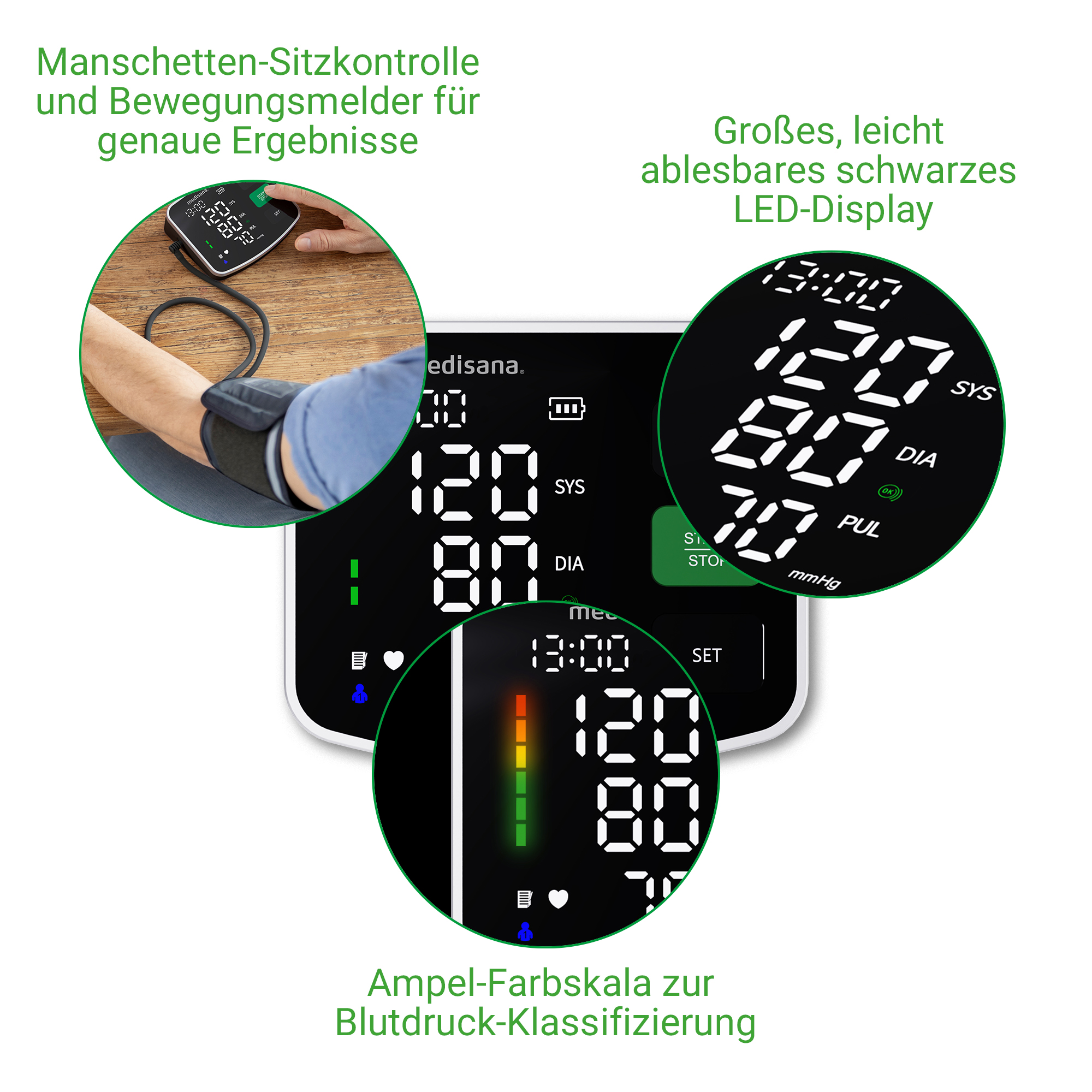 BU 520 | Upper-arm blood pressure monitor