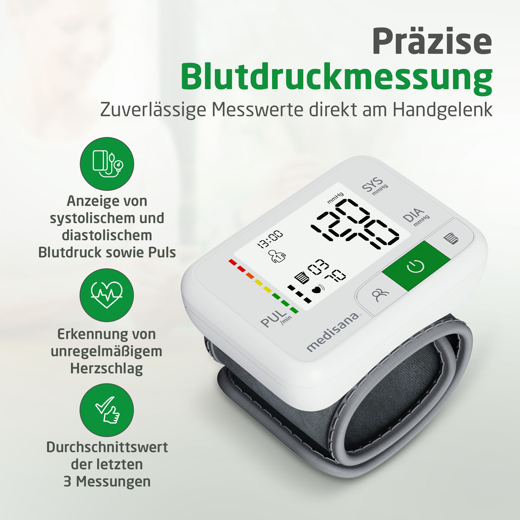 medisana BW 355 Tensiómetro de muñeca