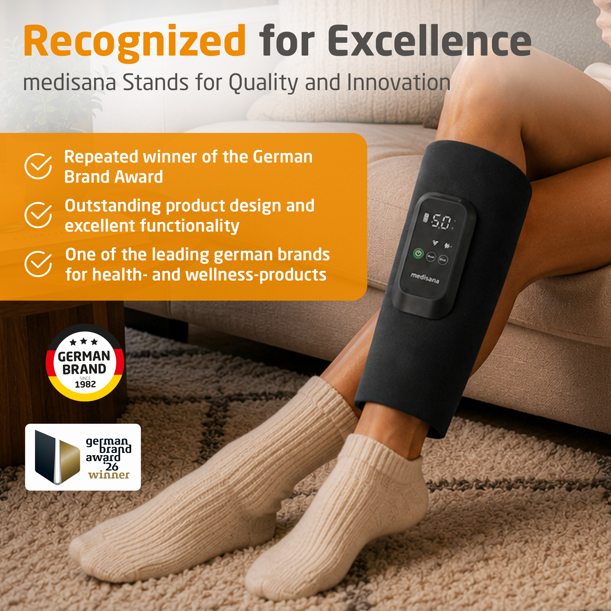 medisana LM 200 Compression Foot Massager