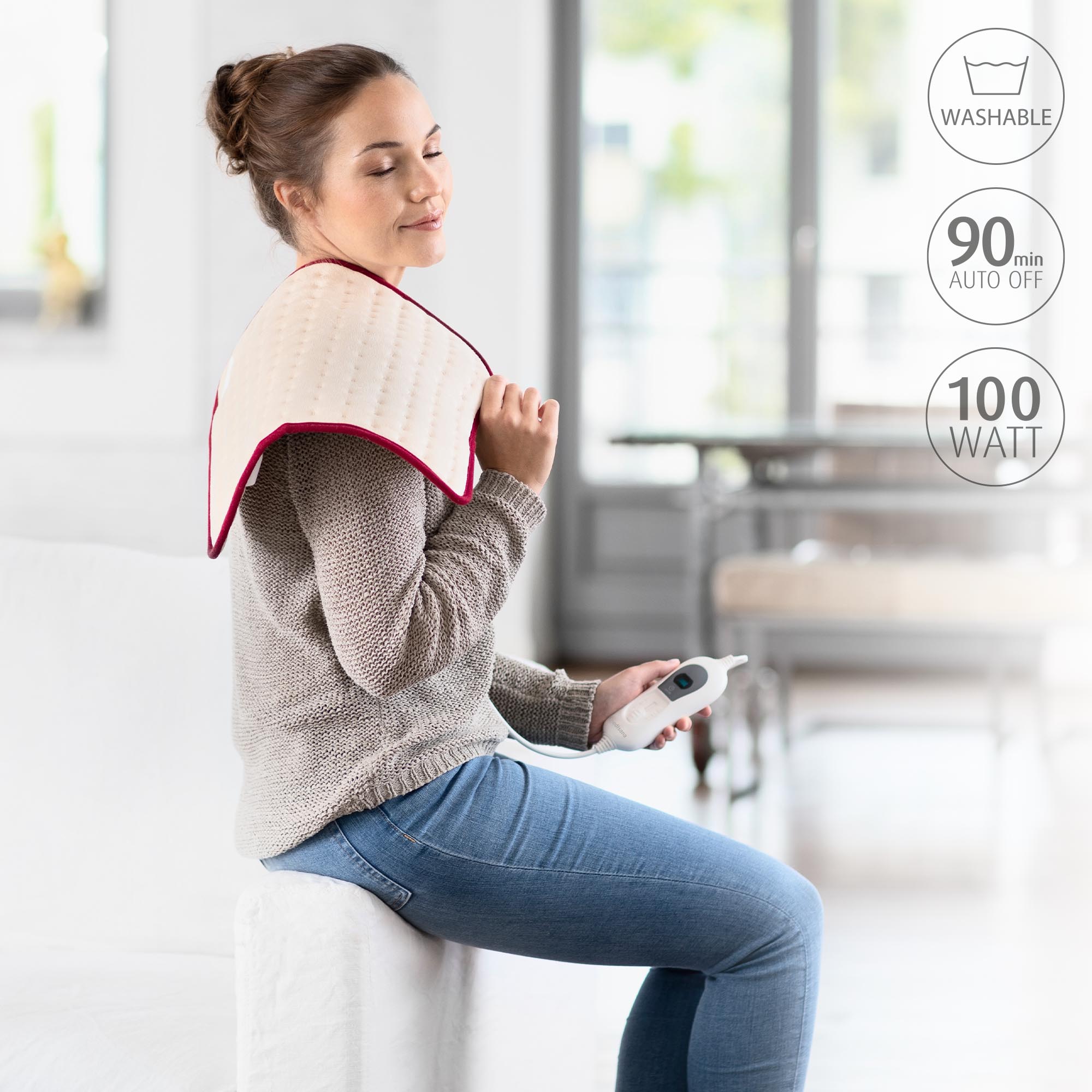 medisana HP 405 roja Almohadilla eléctrica