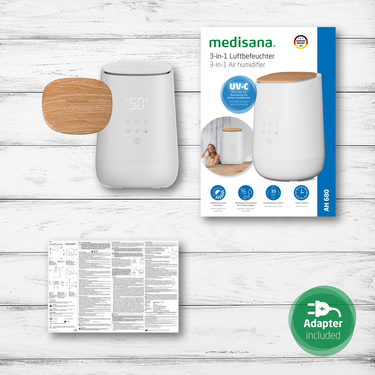 AH 680 | Humidificador 3 en 1
