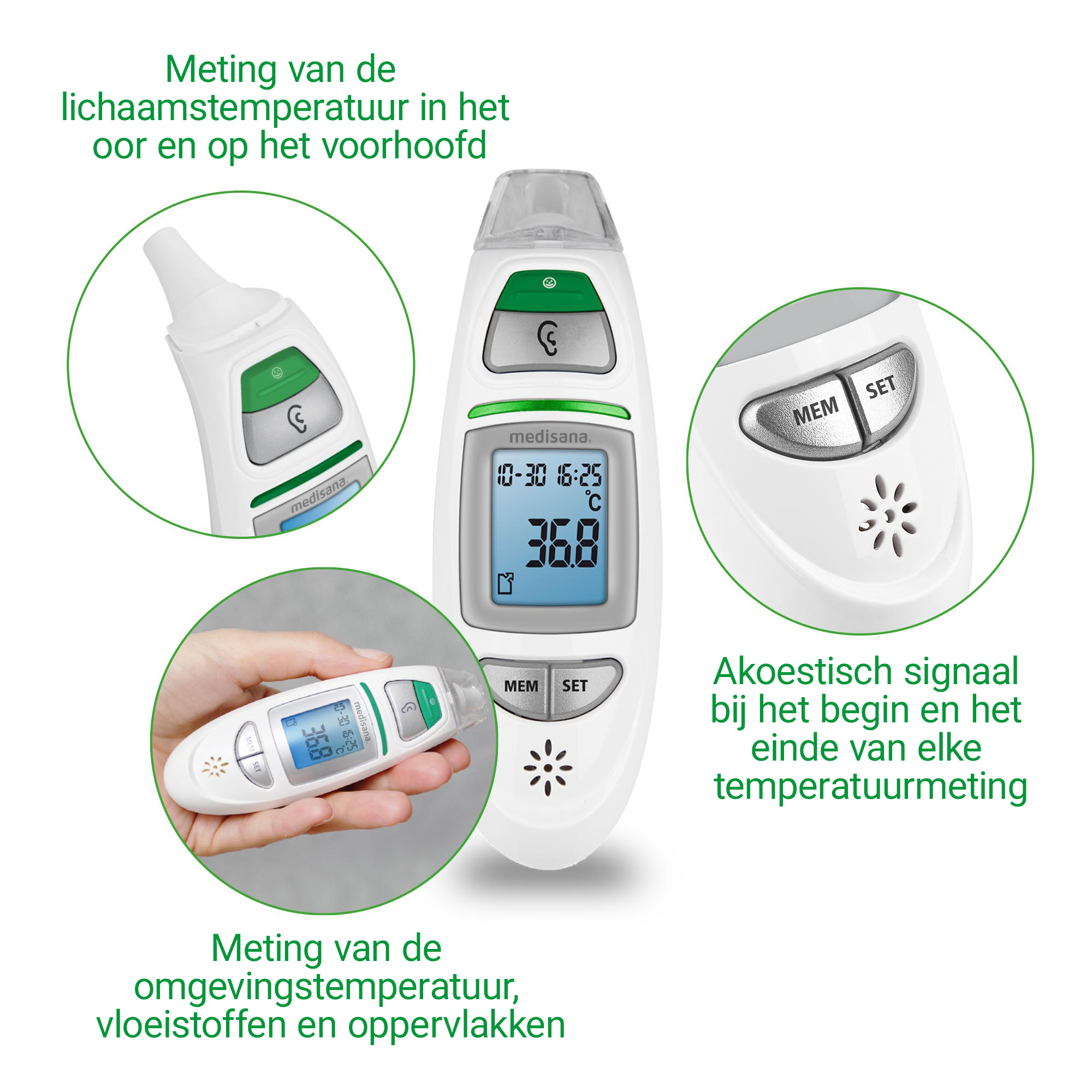 TM 750 | Infrarood-multifunctionele thermometer