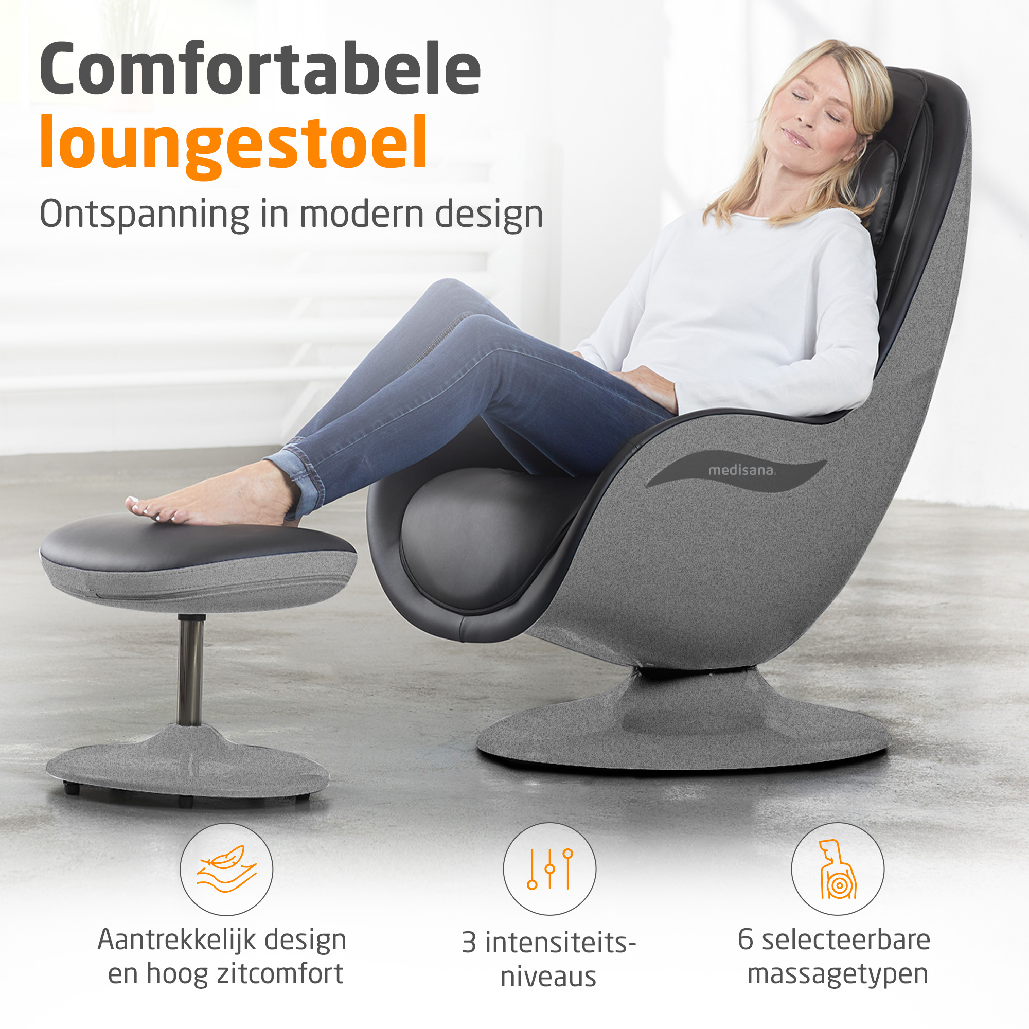 medisana RS 670 Lounge fauteuil met massagefunctie
