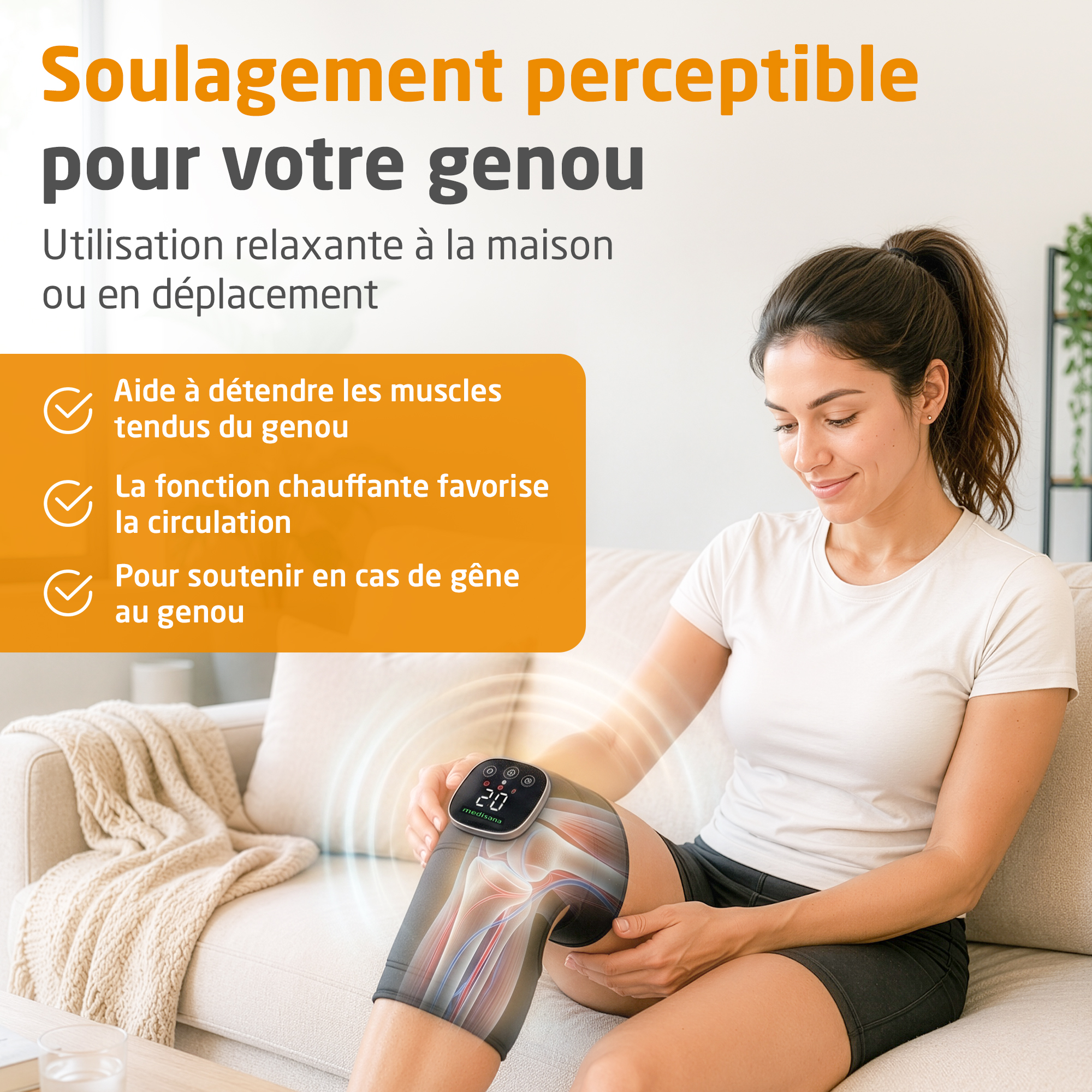 Cordless Vibrating Knee Massager | KM 100
