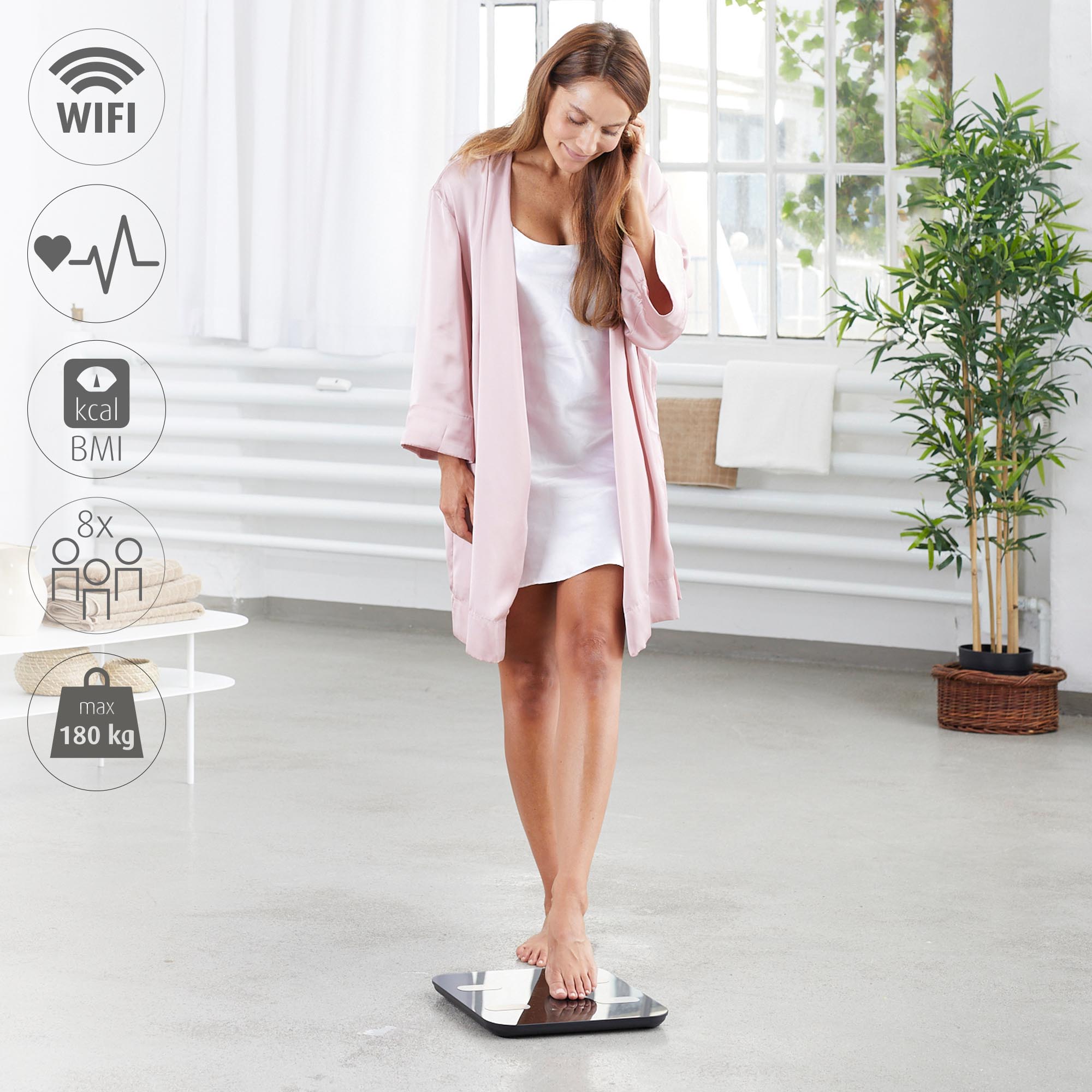 97f73b5e927aa5d65ab82b90f2362819 BS 602 connect | Báscula de análisis corporal WiFi y Bluetooth