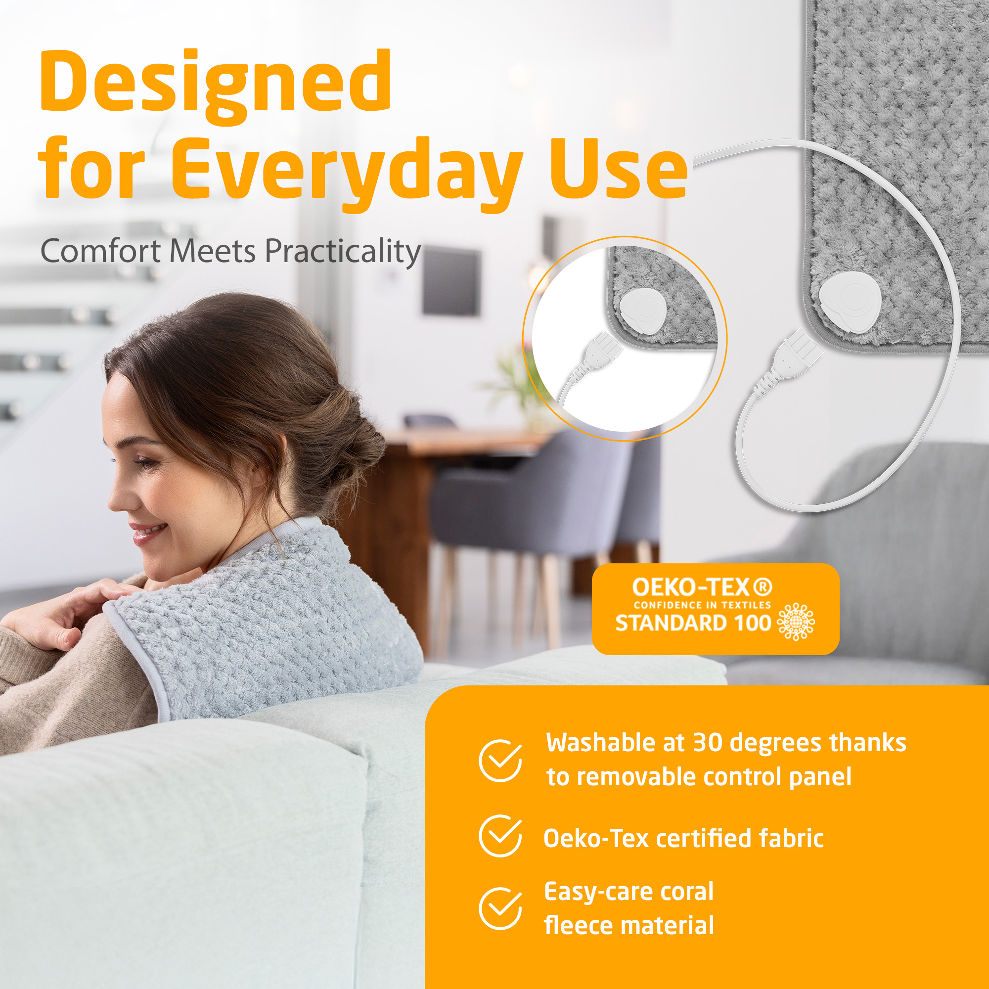 HP 516 | Heated pad | light grey