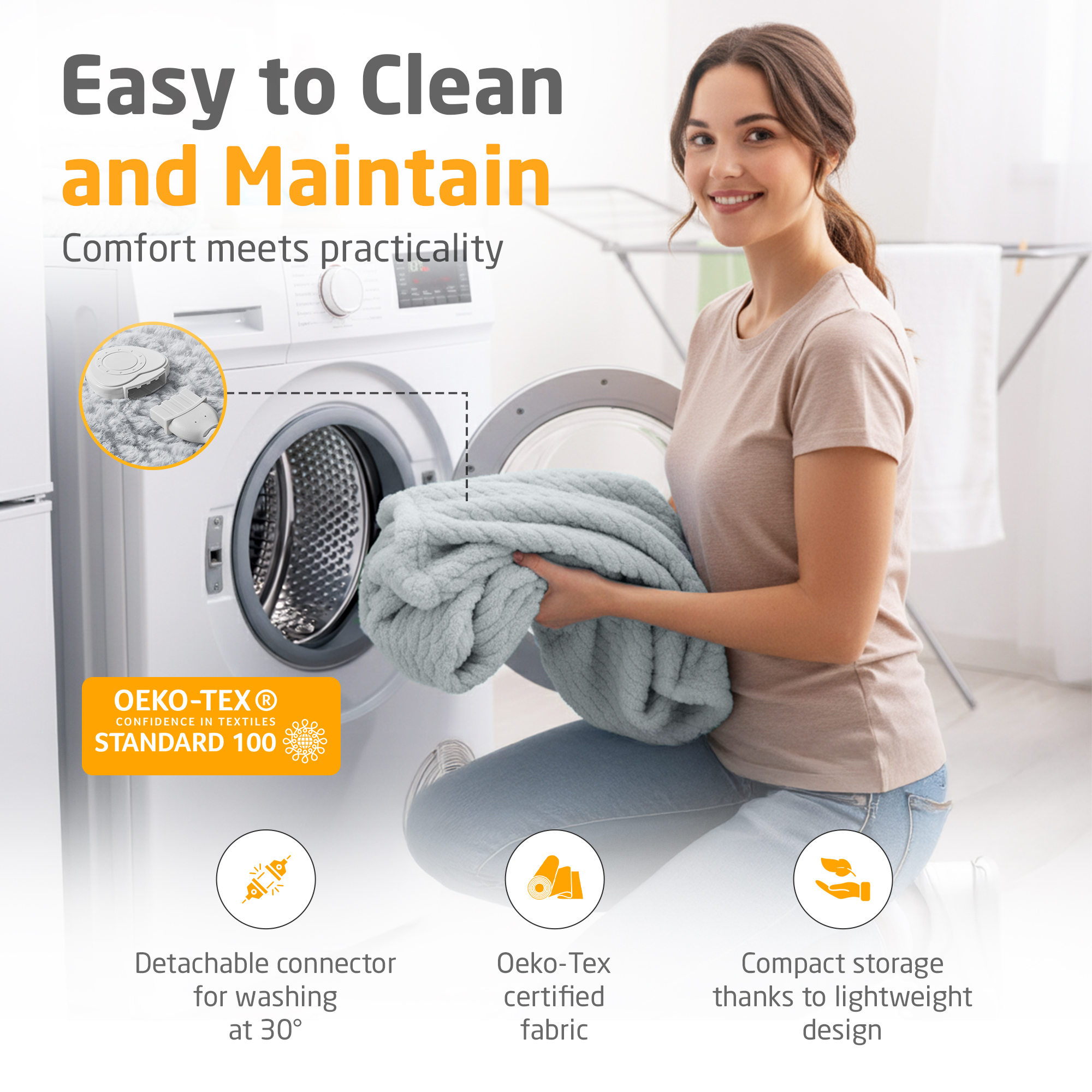 7b2243dfa8d3a0e44ef7a61baf9b6f3b HB 416 | Heated blanket | light grey