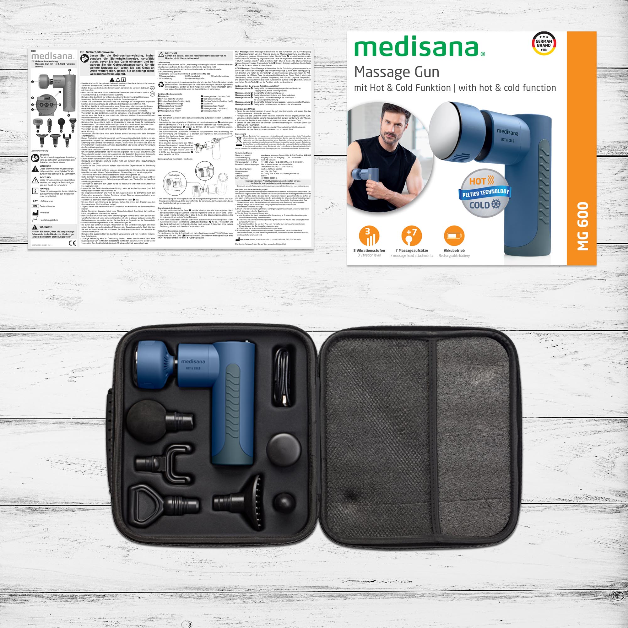 MG 600 | Massage Gun with hot & cold function