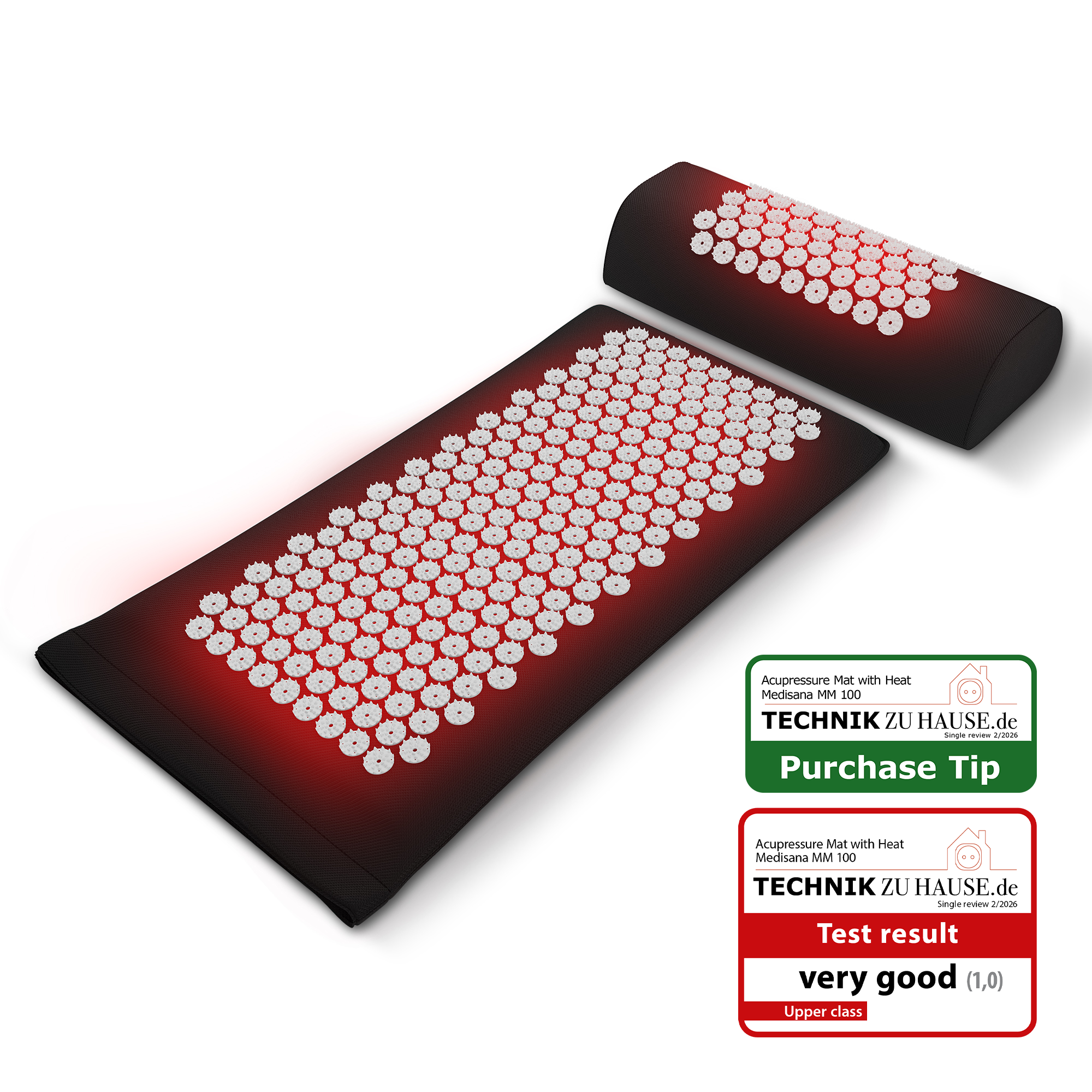 MM 100 | Acupressuurmat met warmte
