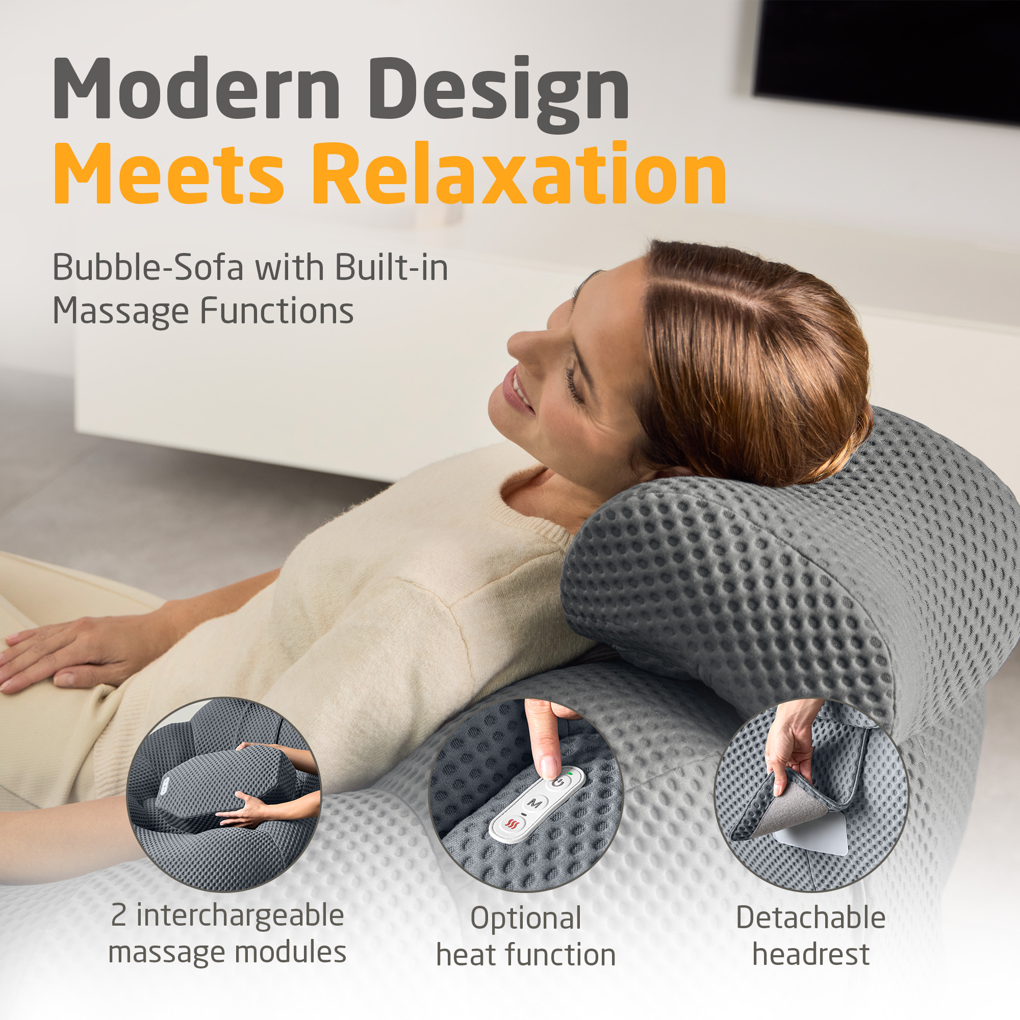 RS 150 | Bubble Sofa - dark grey