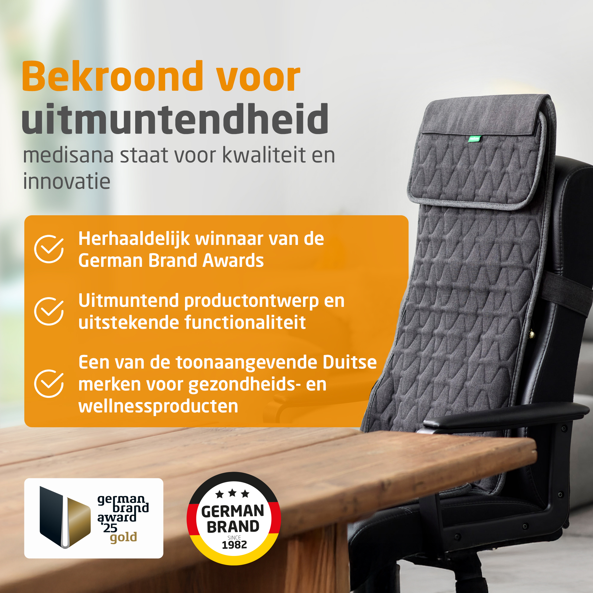 medisana MC 700 massagestoelhoes