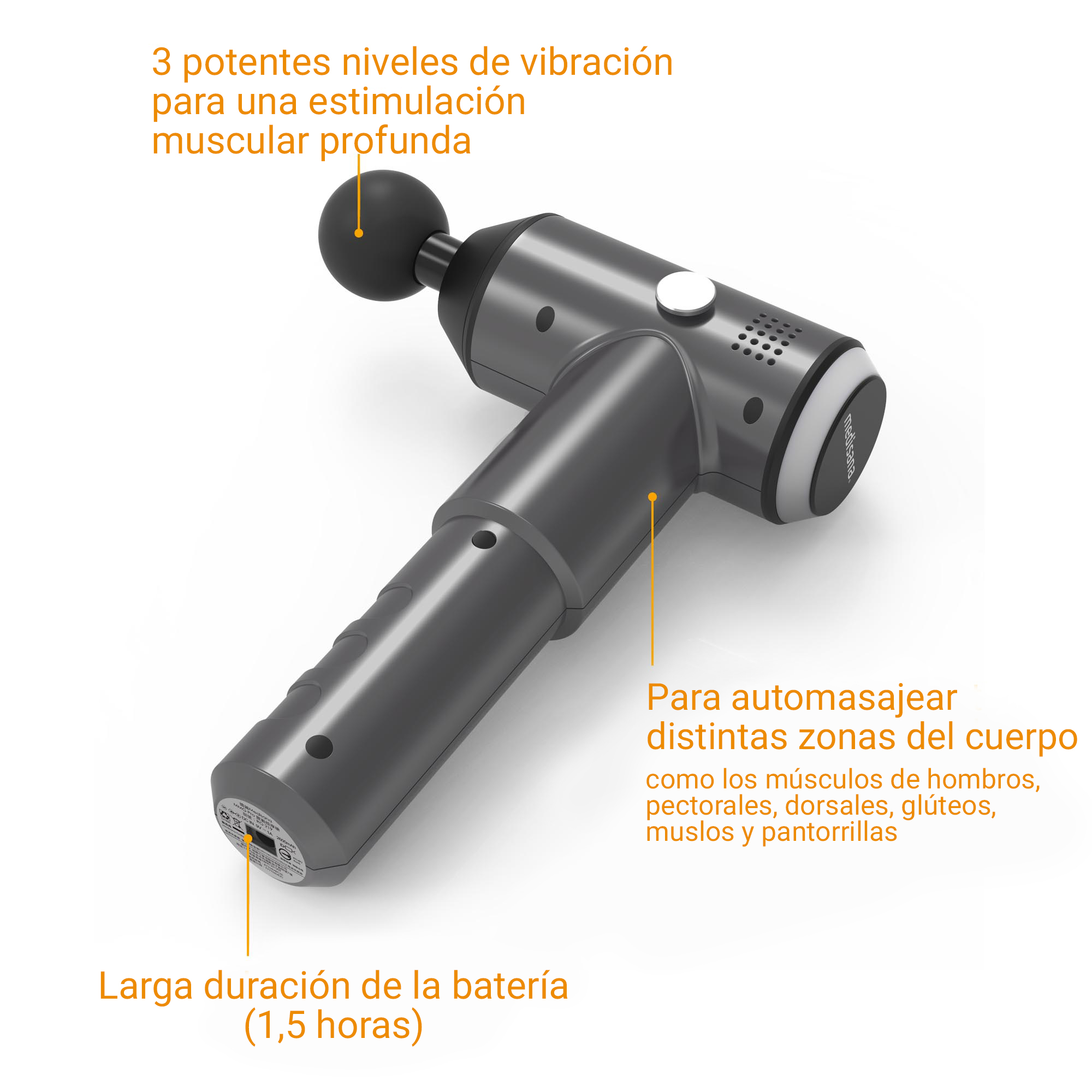 MG 500 | Pistola de masaje Pro