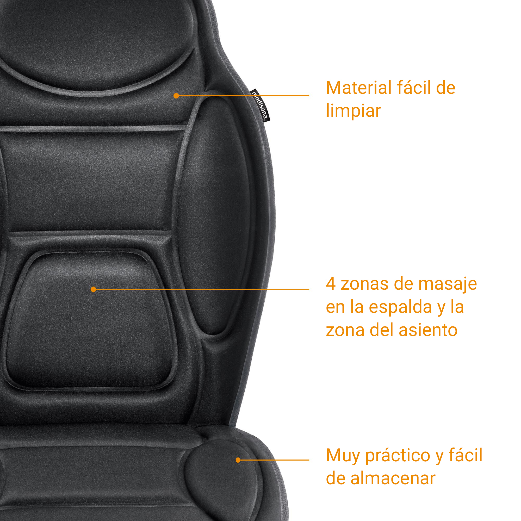 MCH | Almohadilla de masaje vibratoria para asiento