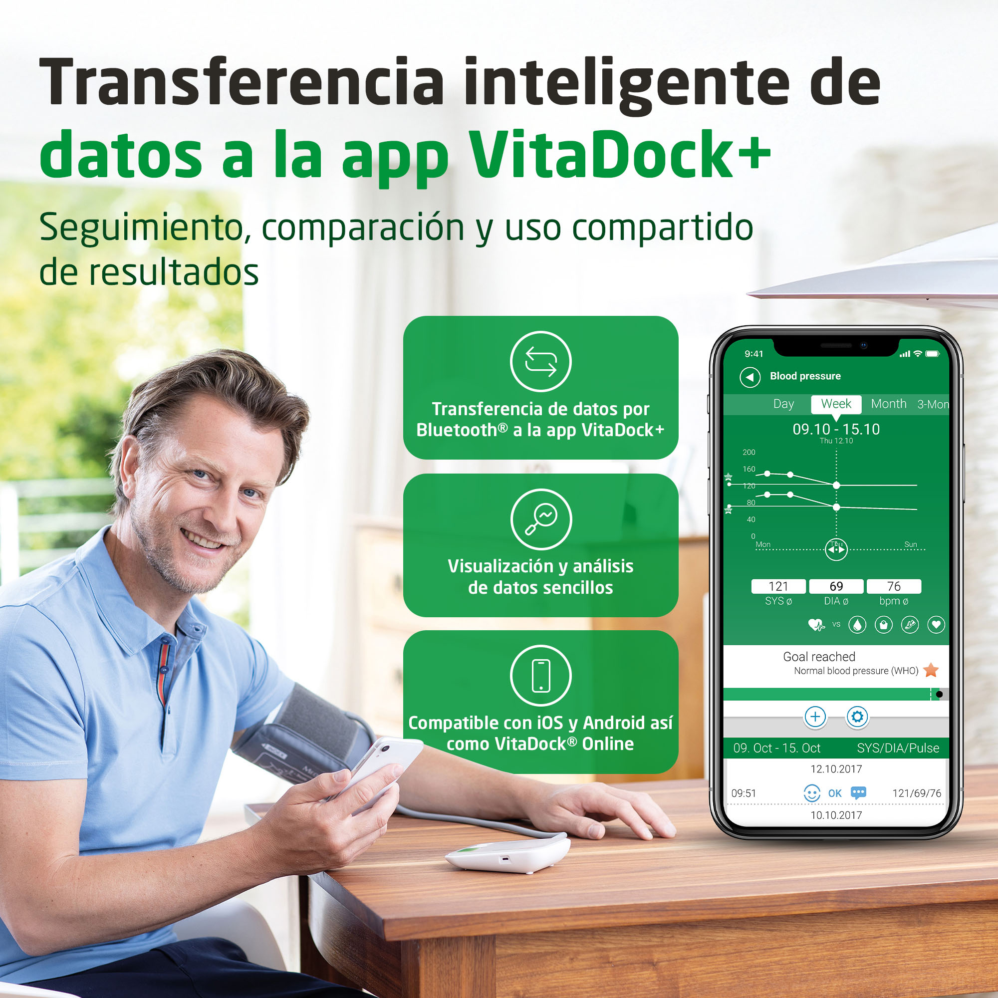 BU 572 connect | Tensiómetro de brazo