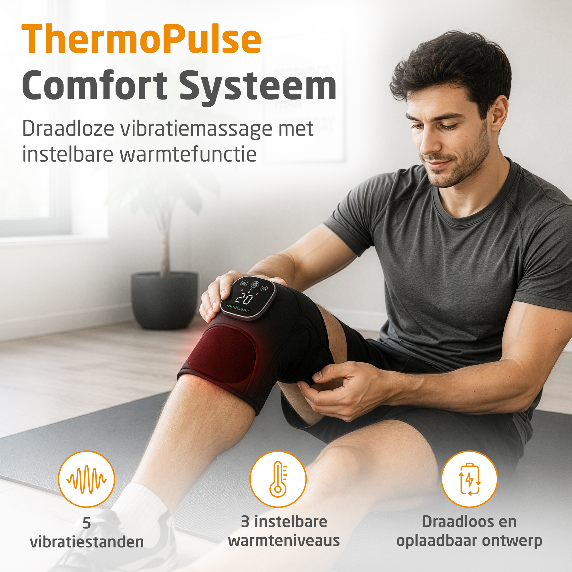 Cordless Vibrating Knee Massager | KM 100