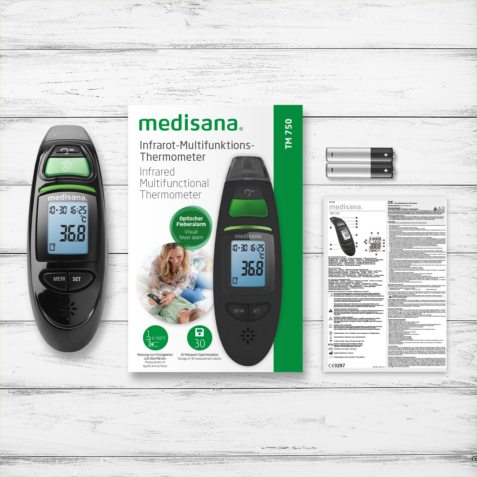 TM 750 | Infrarood-Multifunctionele-Thermometer