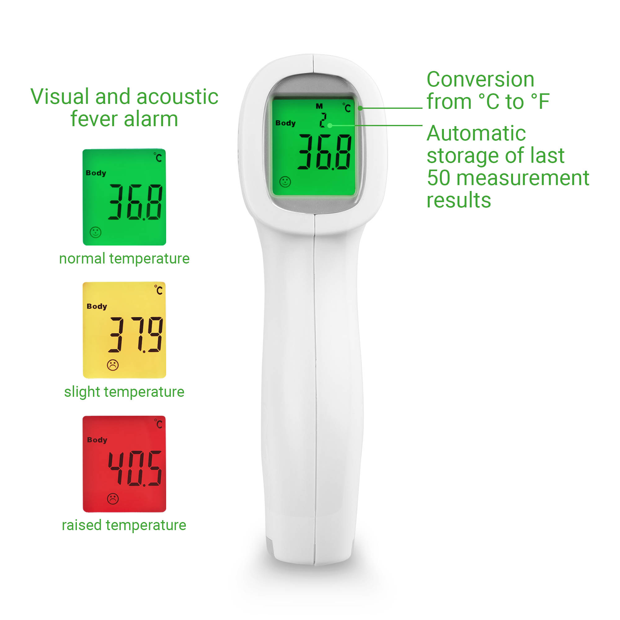 PhasedOut - medisana TM A77 Infrarot-Fieberthermometer