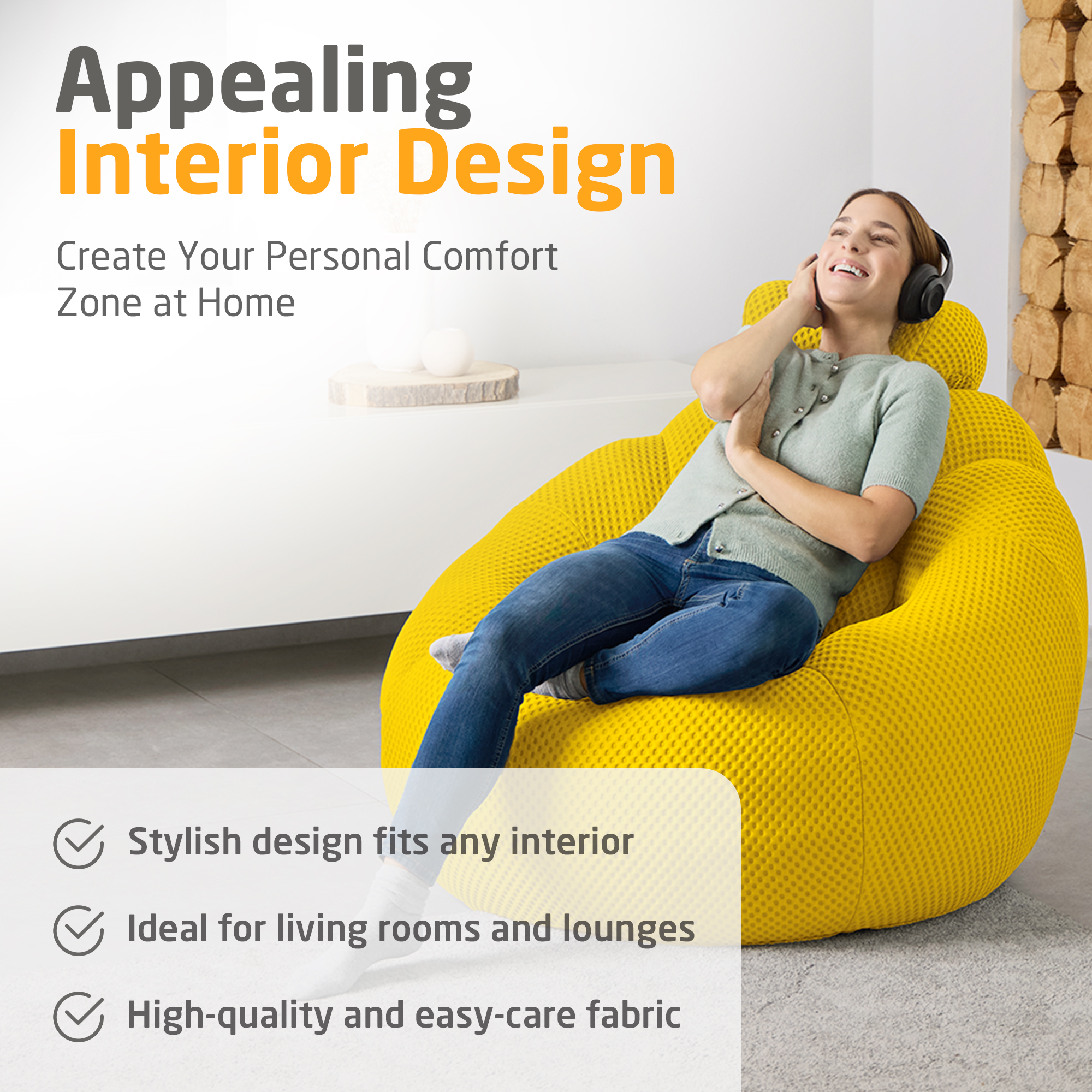 RS 200 | Bubble Sofa - sunny yellow