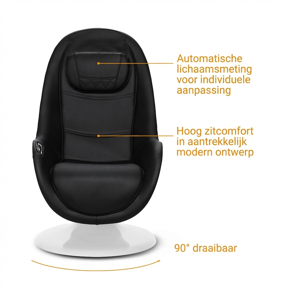 RS 660 | Loungefauteuil met massagefunctie en hocker