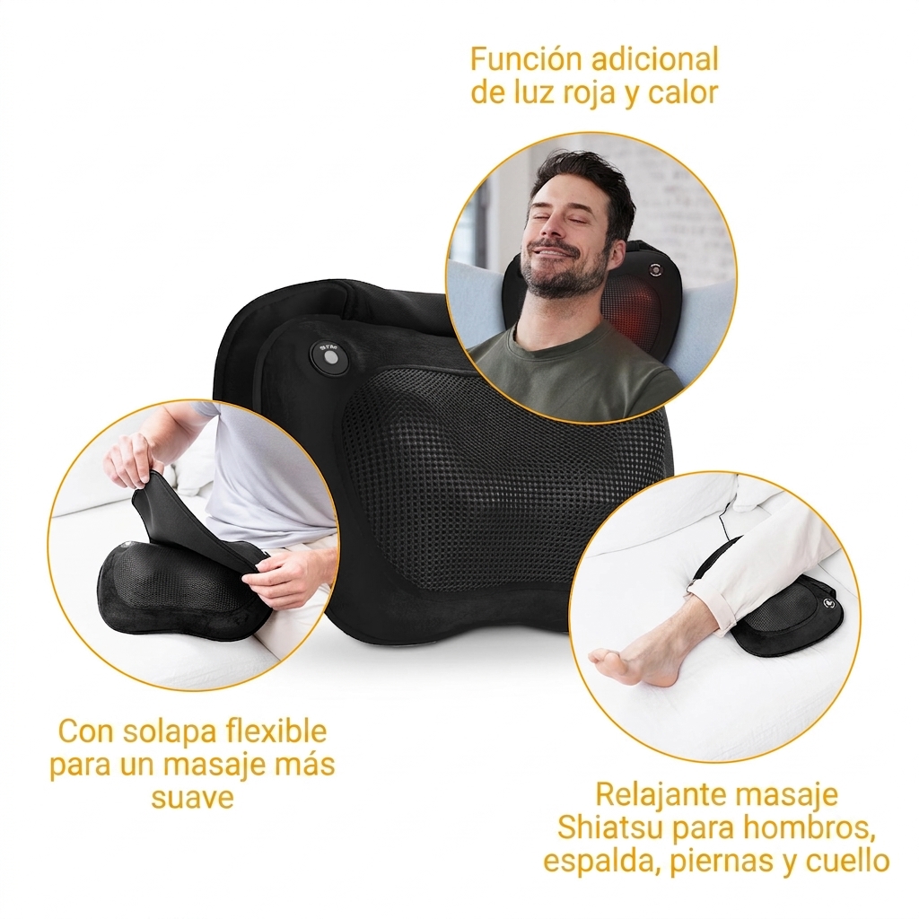 MC 850 | Cojín de masaje Shiatsu