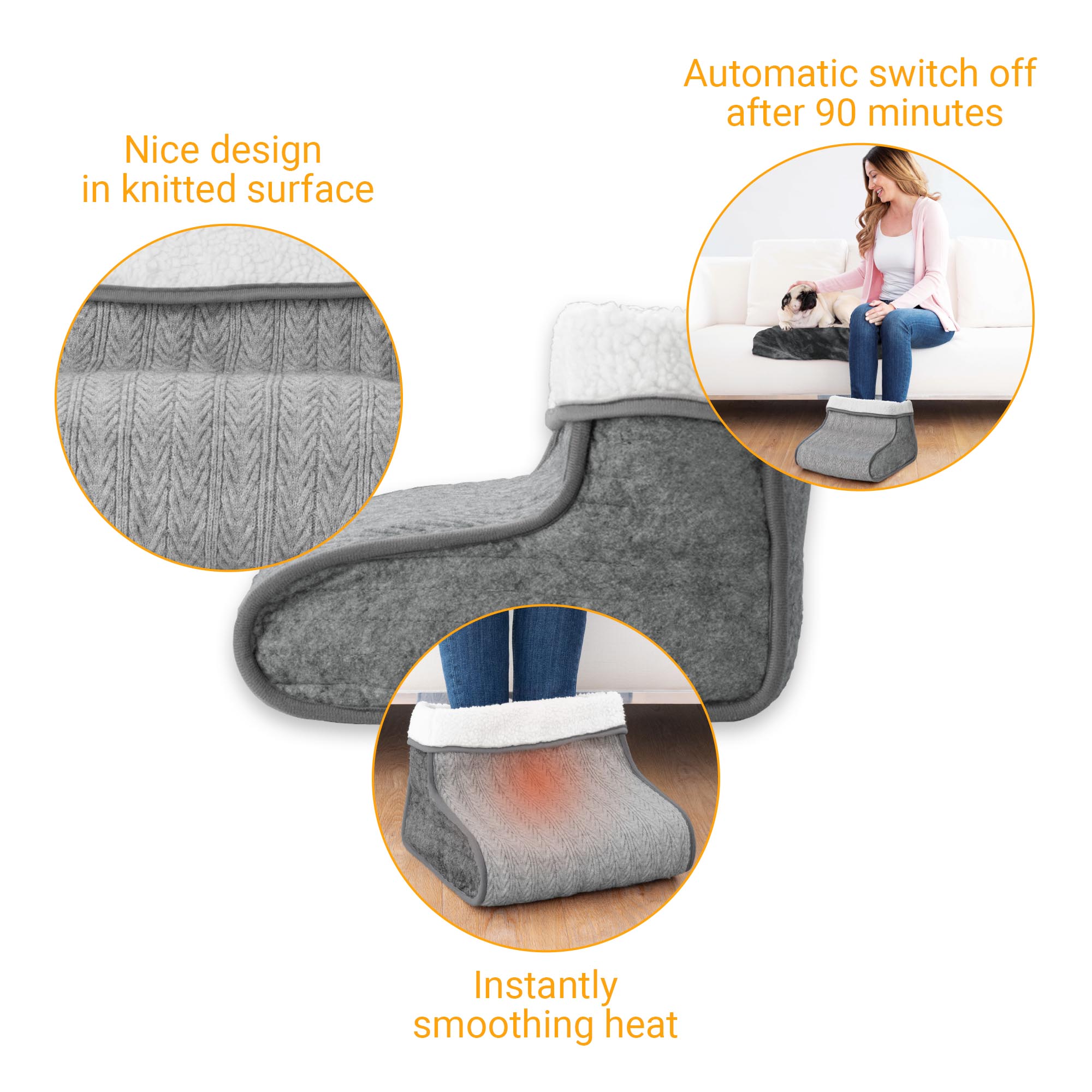 296d0eab41458b1e3c0726ed7e17f7e2 FW 150 | Knitted foot warmer