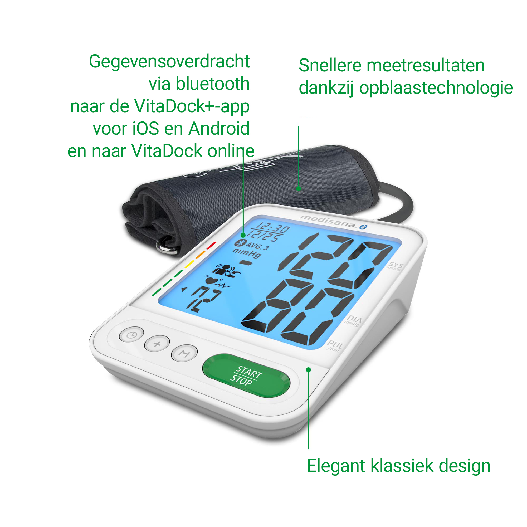 BU 584 connect | Bloeddrukmeter voor de bovenarm
