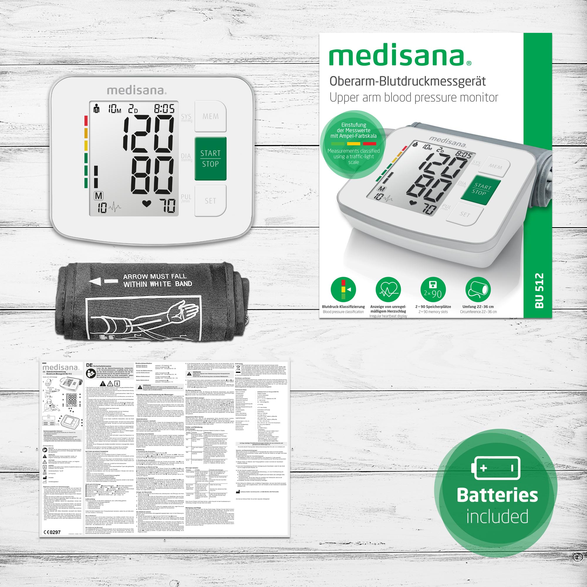 BU 512 | bovenarm-bloeddrukmeter