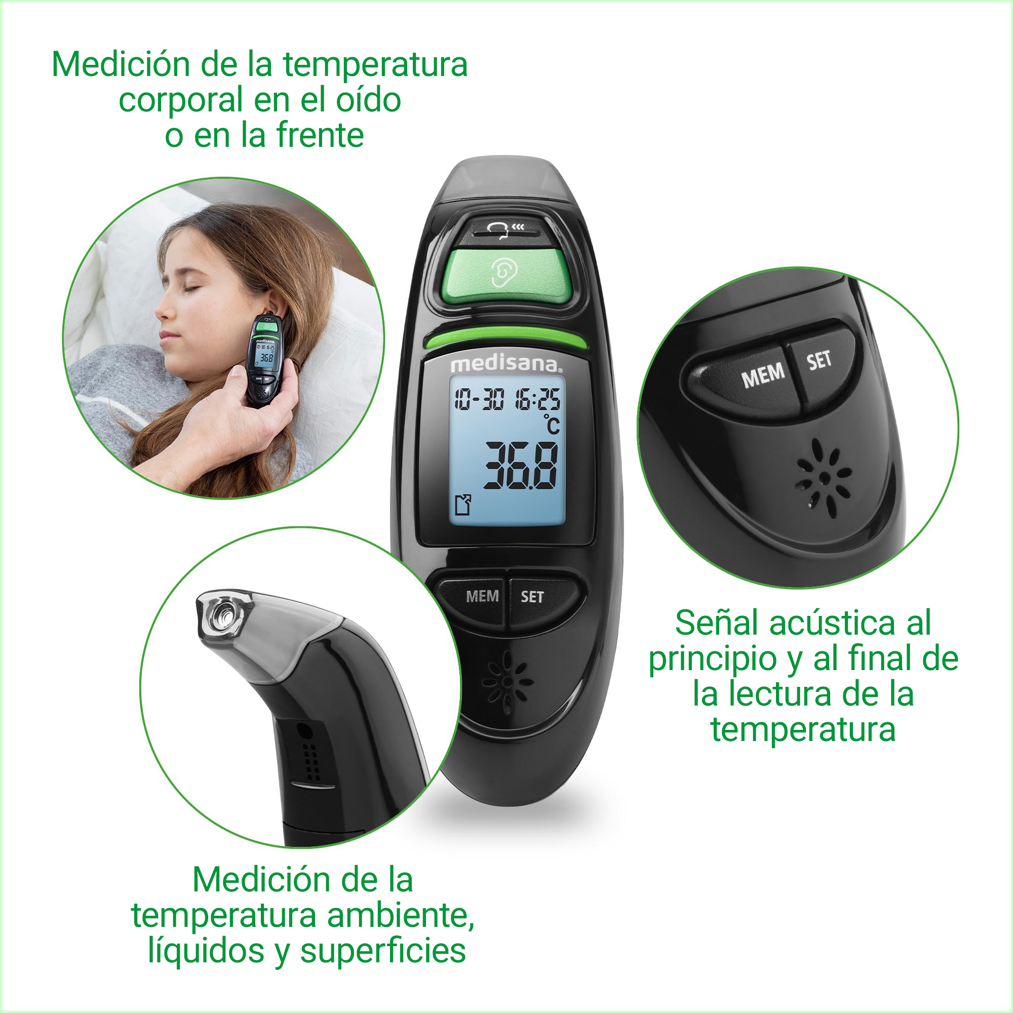 TM 750 | Termómetro multifunción por infrarrojos