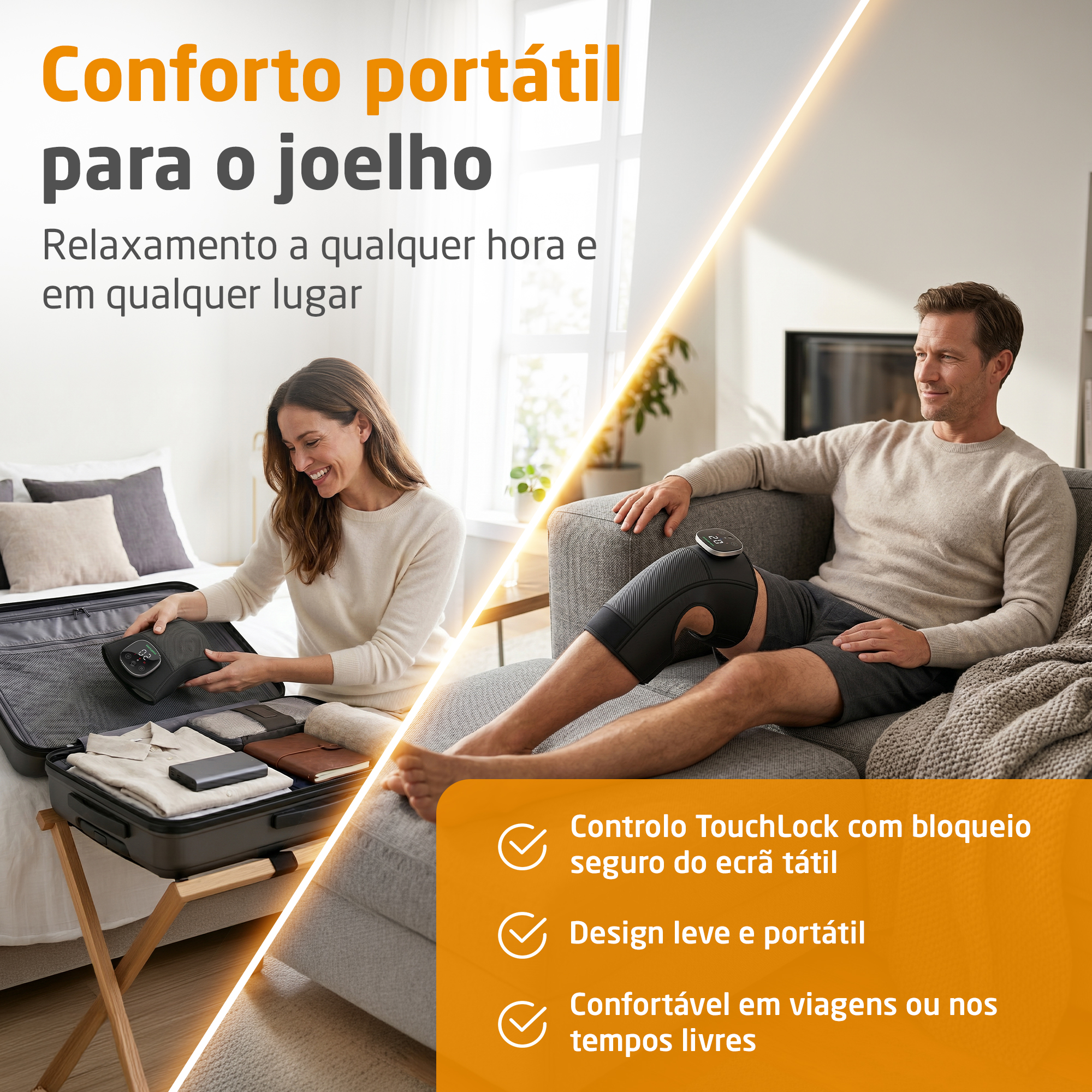Cordless Vibrating Knee Massager | KM 100