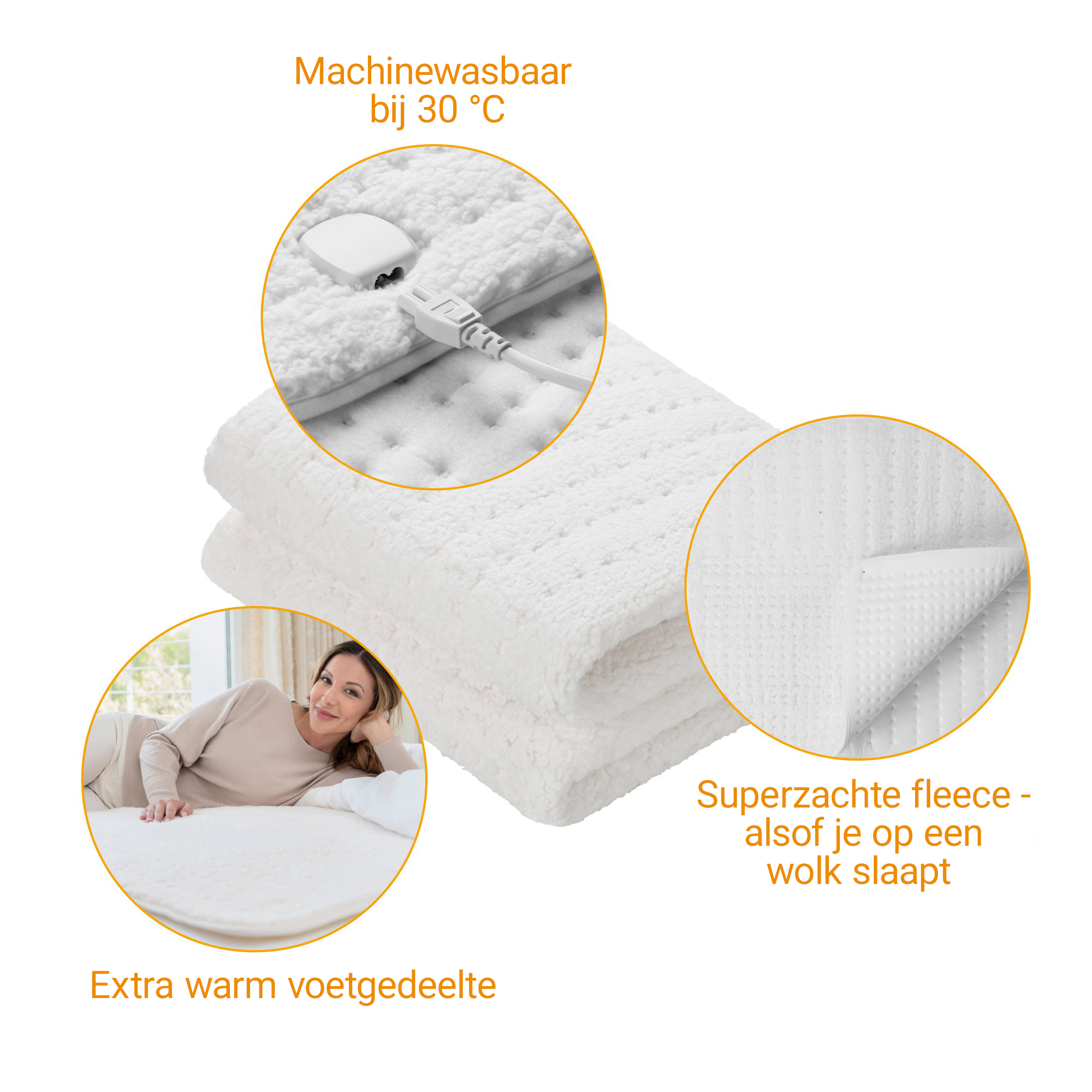 HU 672 | Maxi Fleece Warmte-onderdeken