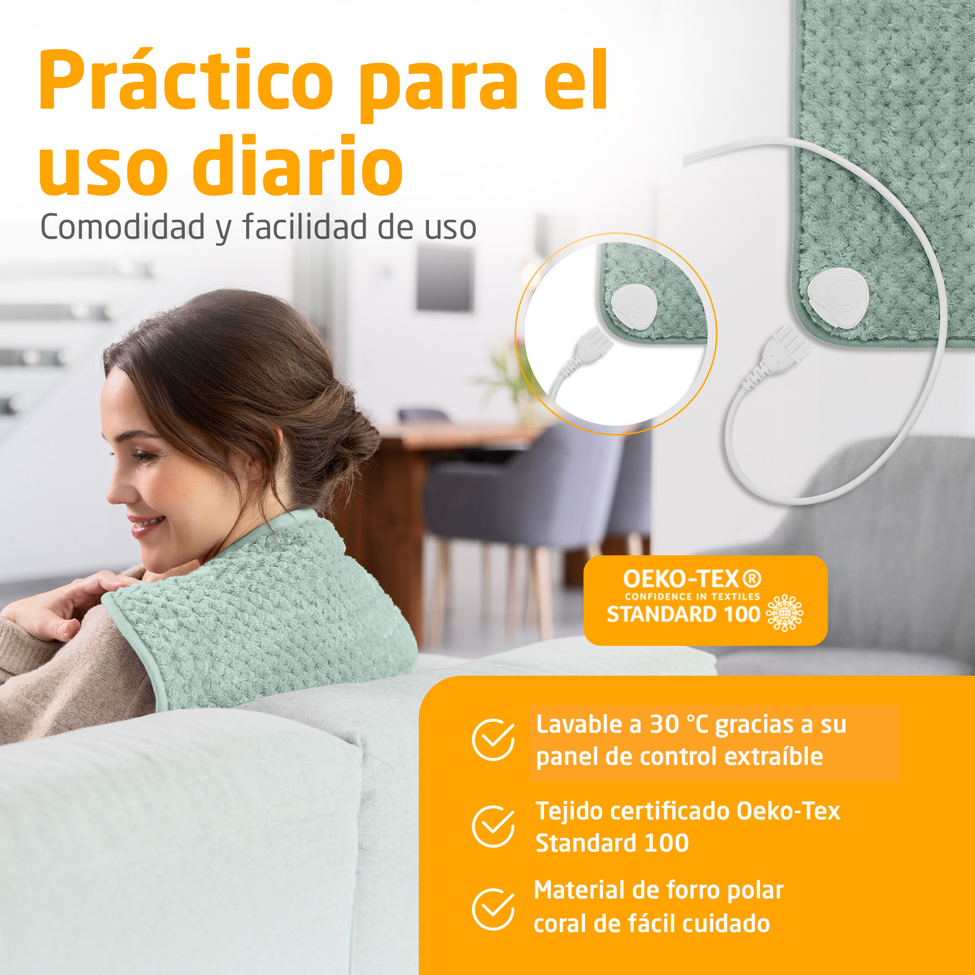 medisana HP 517 Heizkissen - savage green