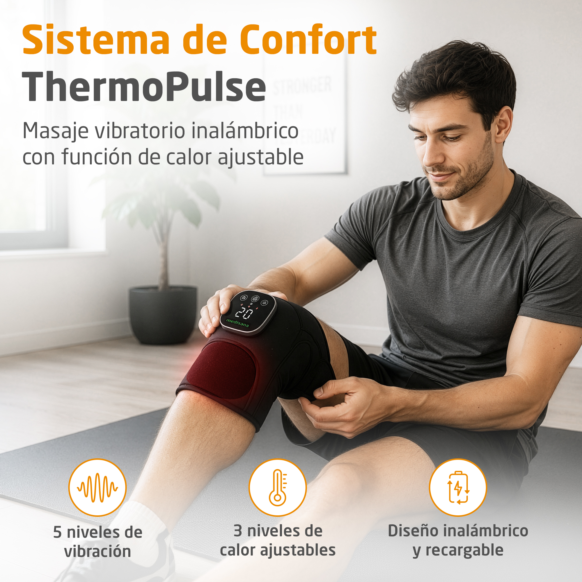 Cordless Vibrating Knee Massager | KM 100