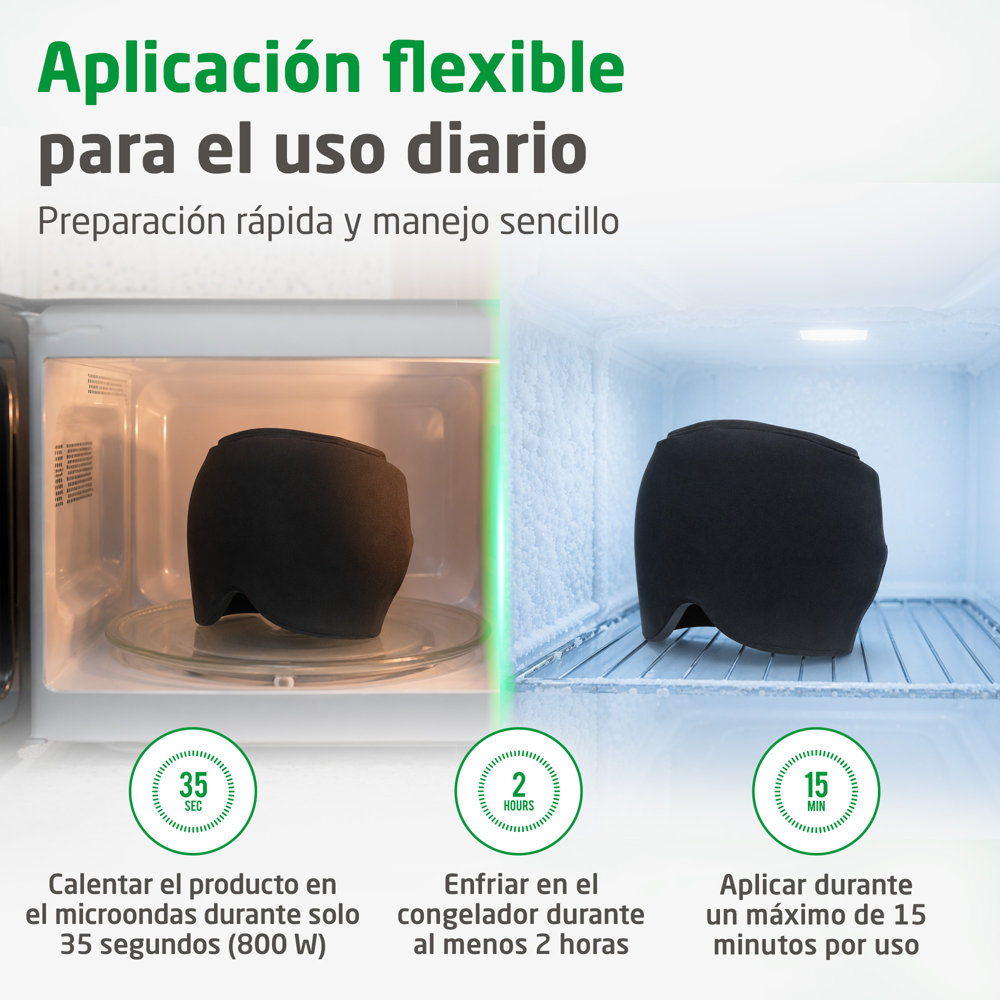 GP 100 | Compresa térmica y fría para la cabeza