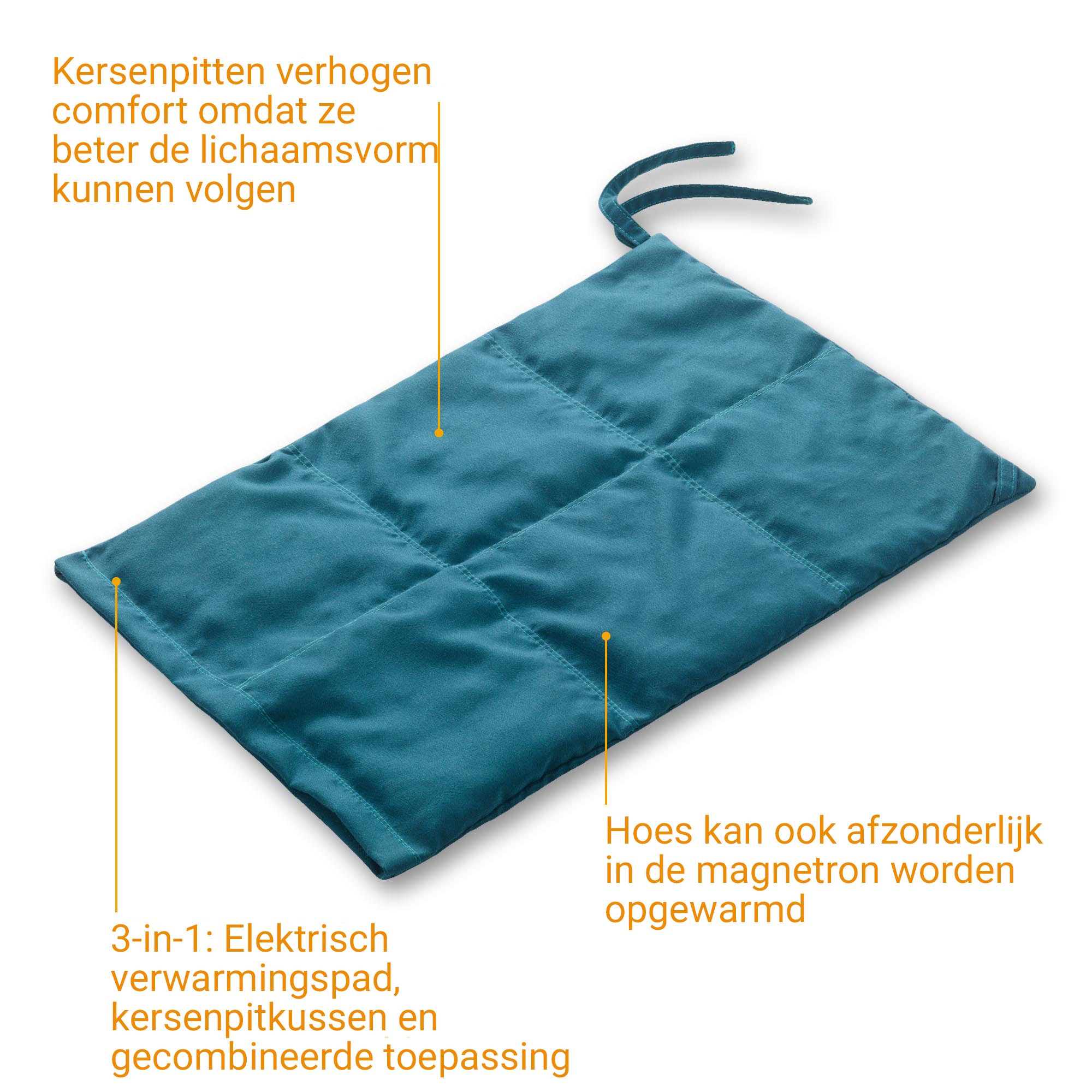 HS 200 | Elektrisch kersenpit-warmtekussen