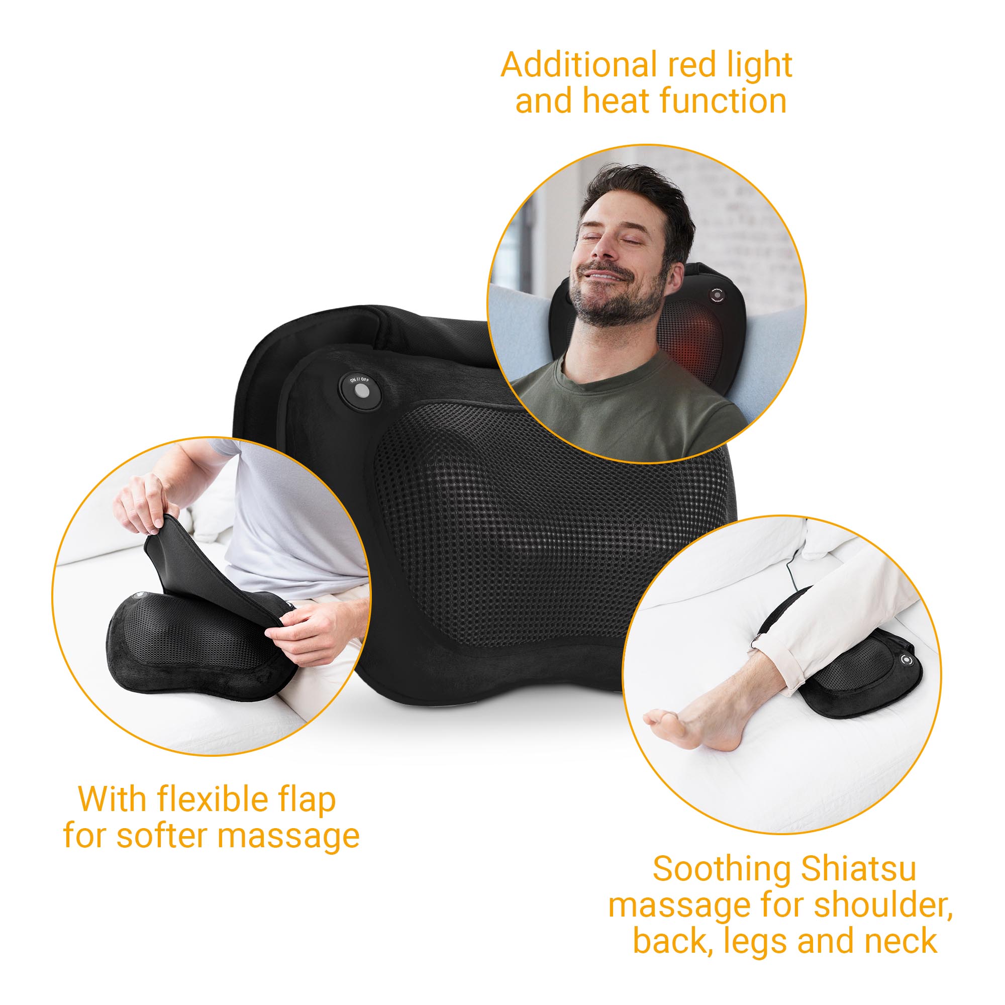 bc295afc6cbfd150b7e81538f52d4832 MC 850 | Shiatsu Massage Cushion
