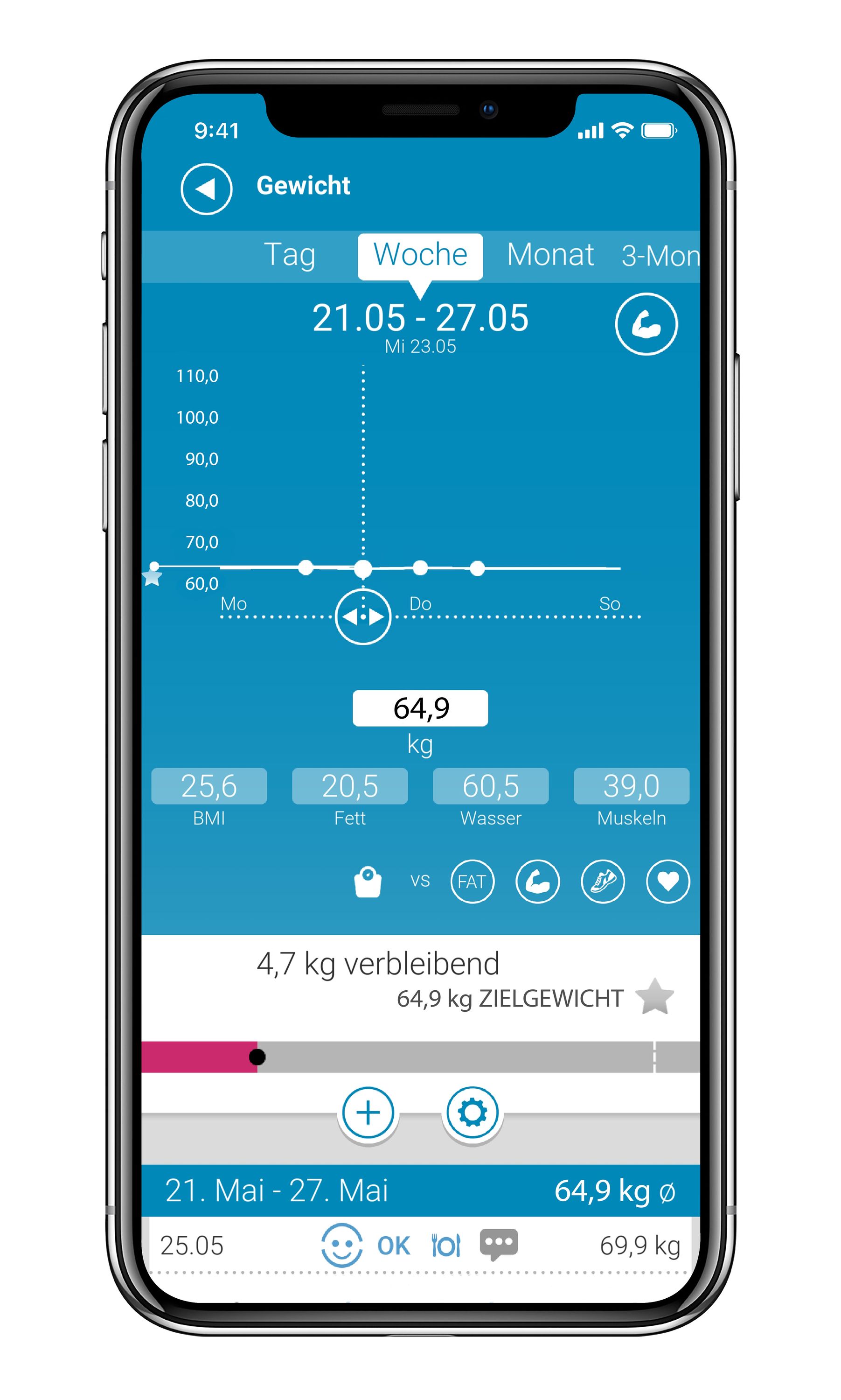 e3459563d3354f7b4c3950752c357546 BS 445 connect | Body Analysis Scale