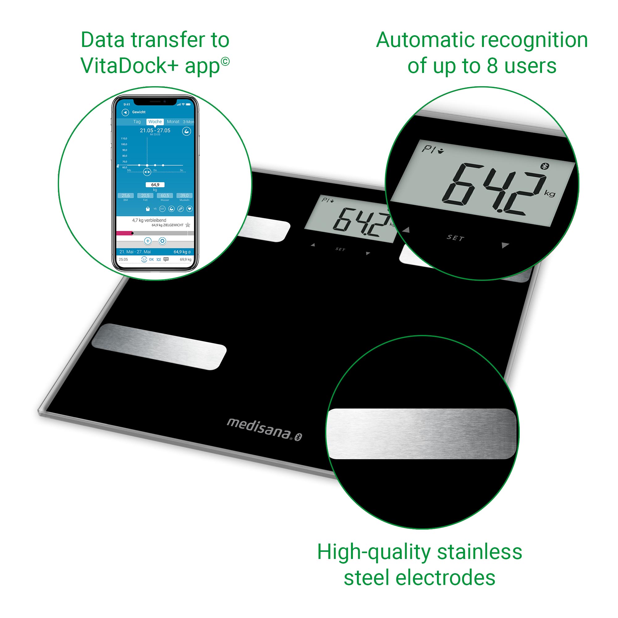 ed58fc26196fffe744de3437731a373d BS A41 connect | Body Analysis Scale