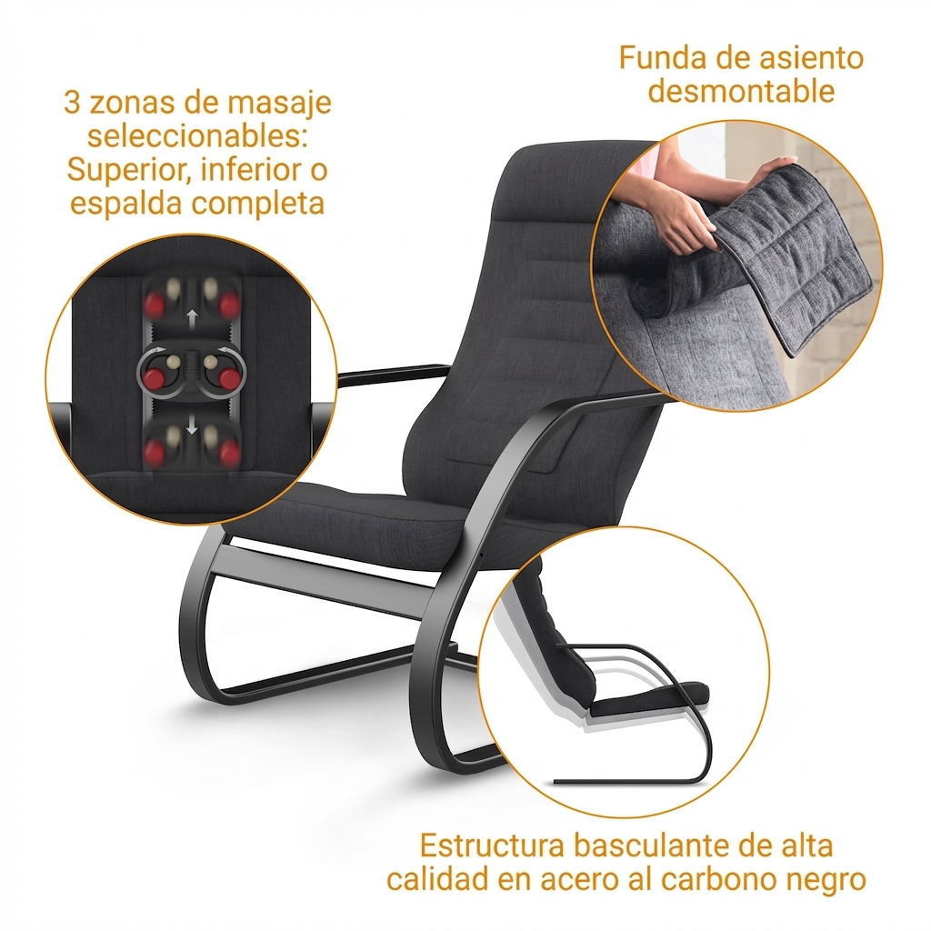 RC 450 | 2 en 1 Relax + sillón de masaje