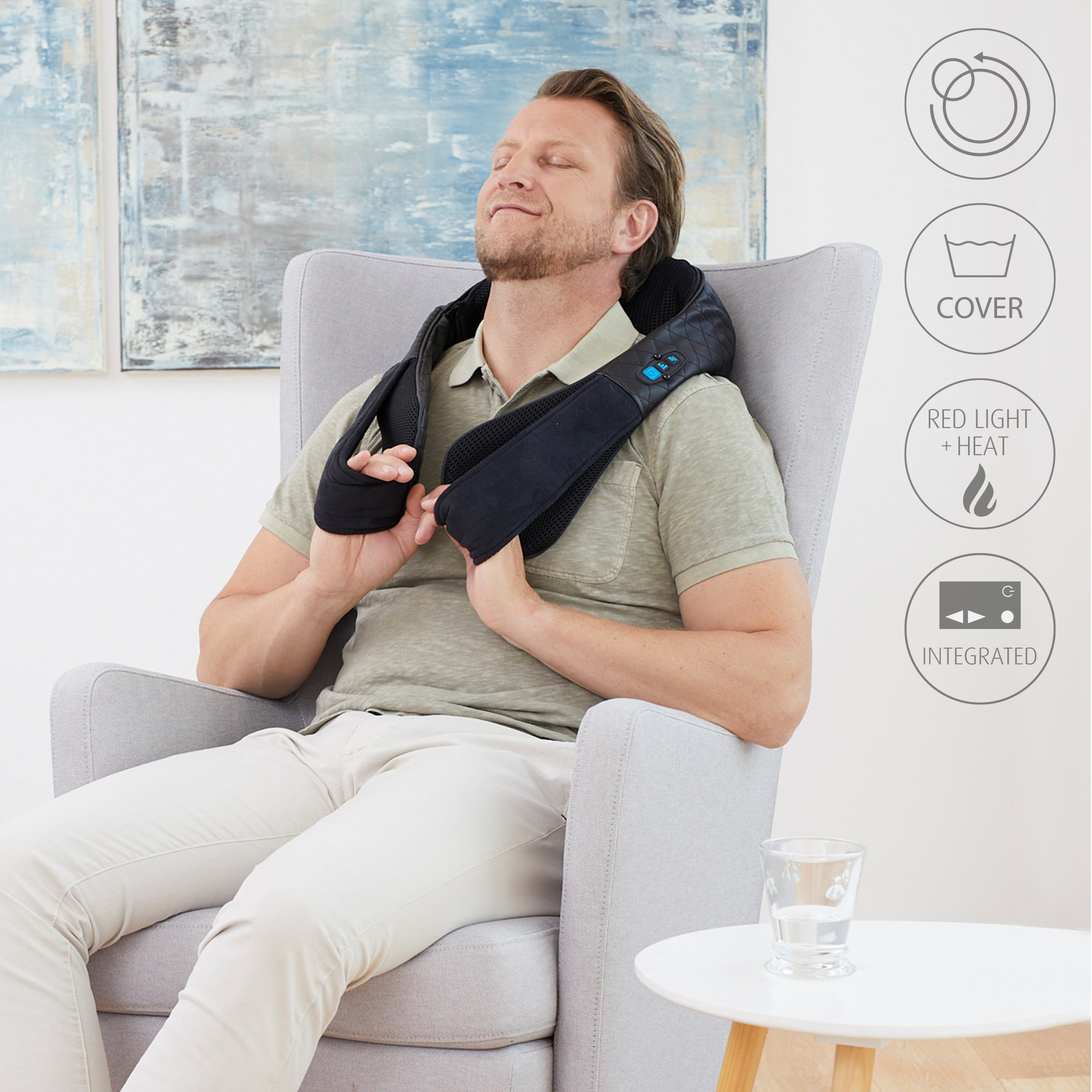 NMG 850 | Masajeador de cuello Gel-Shiatsu
