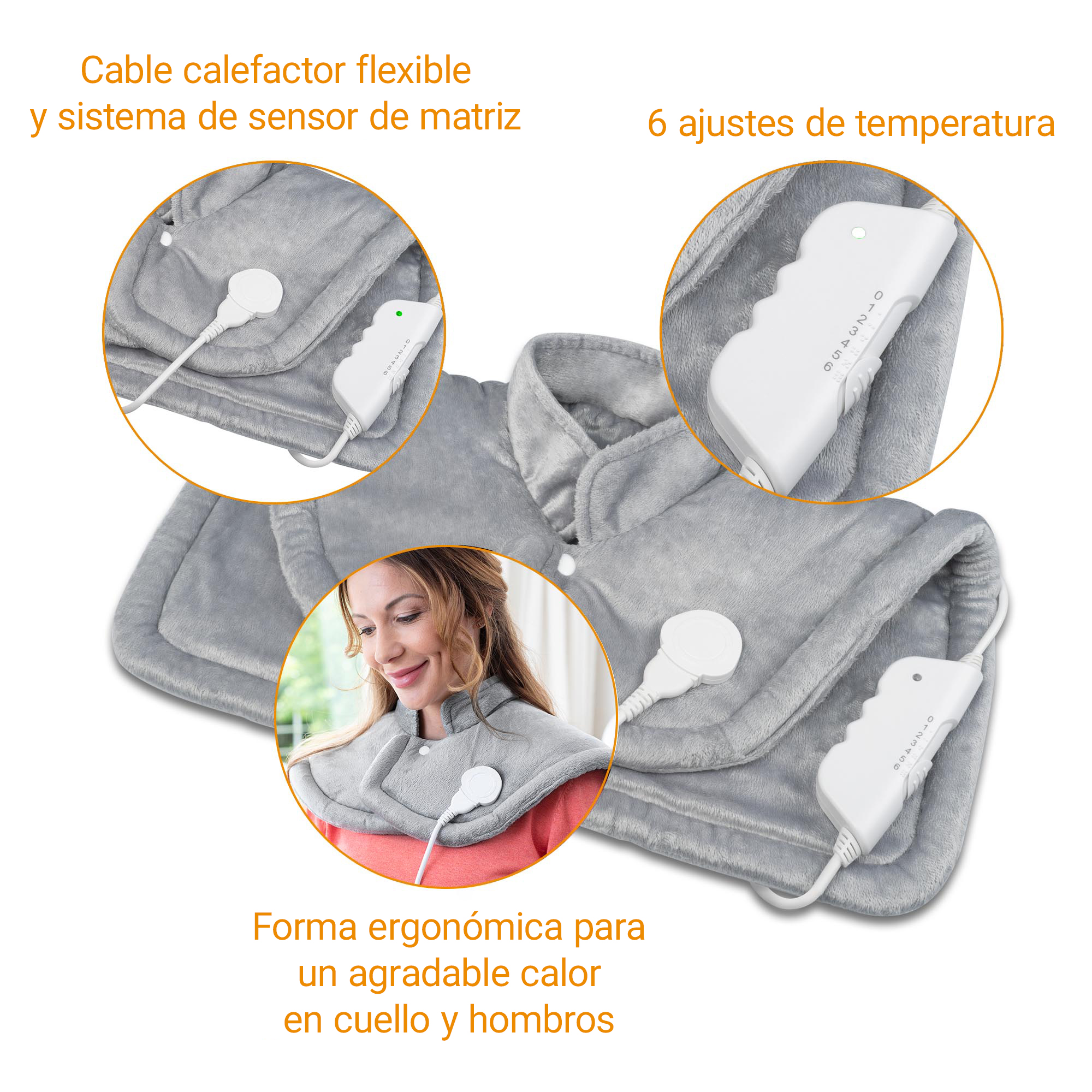 HP 622 | Almohadilla térmica para hombros y cuello