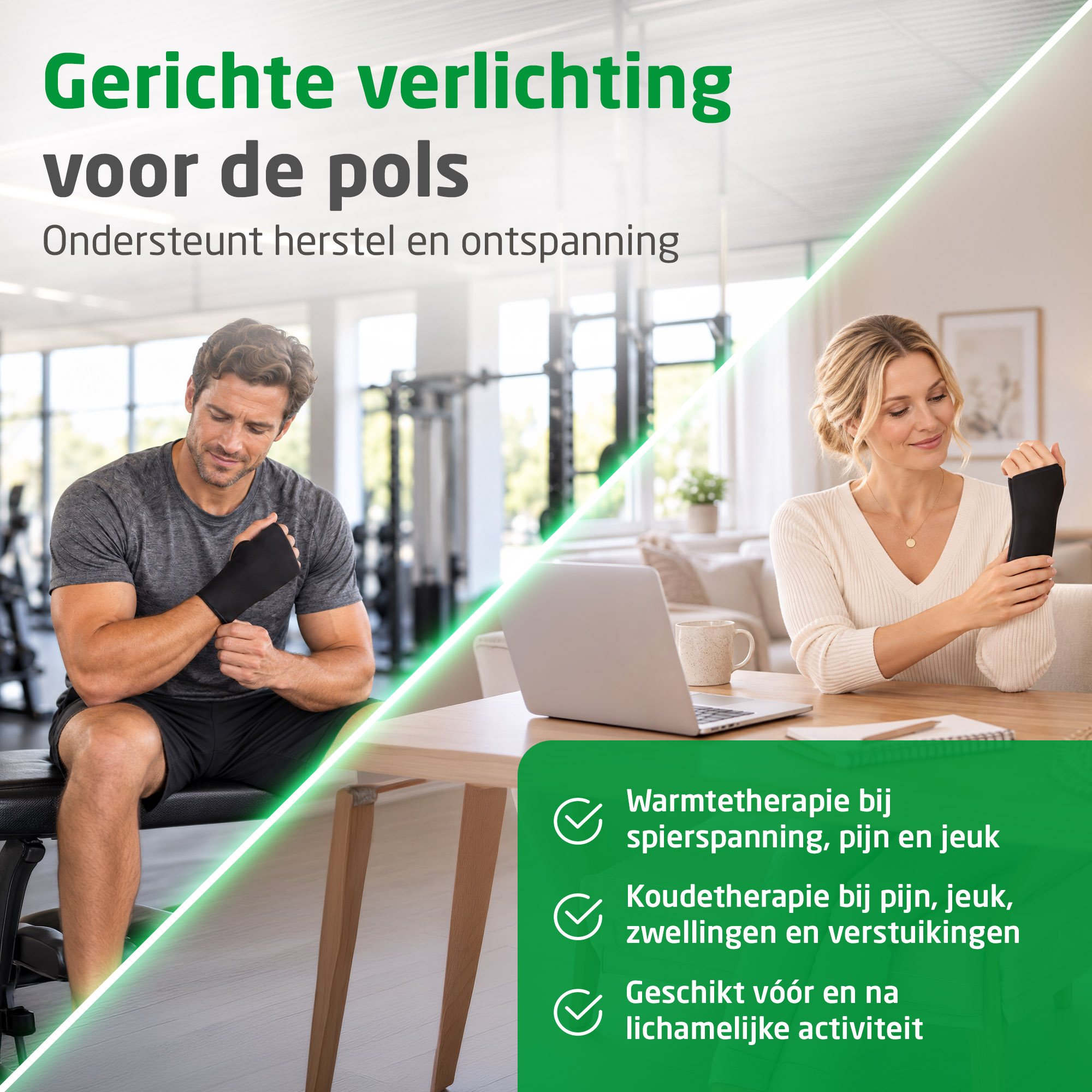 GP 107 | Warmte- en koudepakking voor de pols