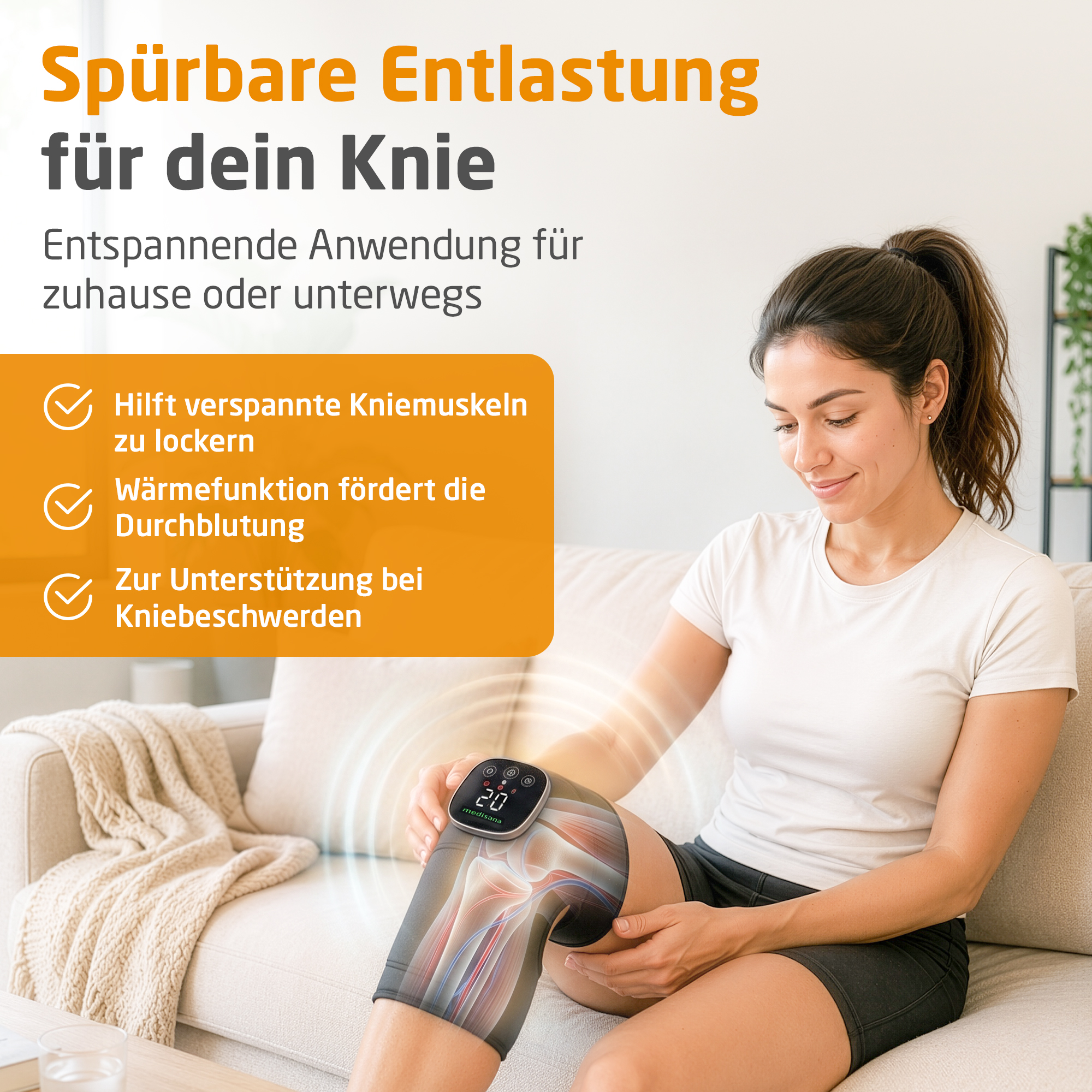 Cordless Vibrating Knee Massager | KM 100