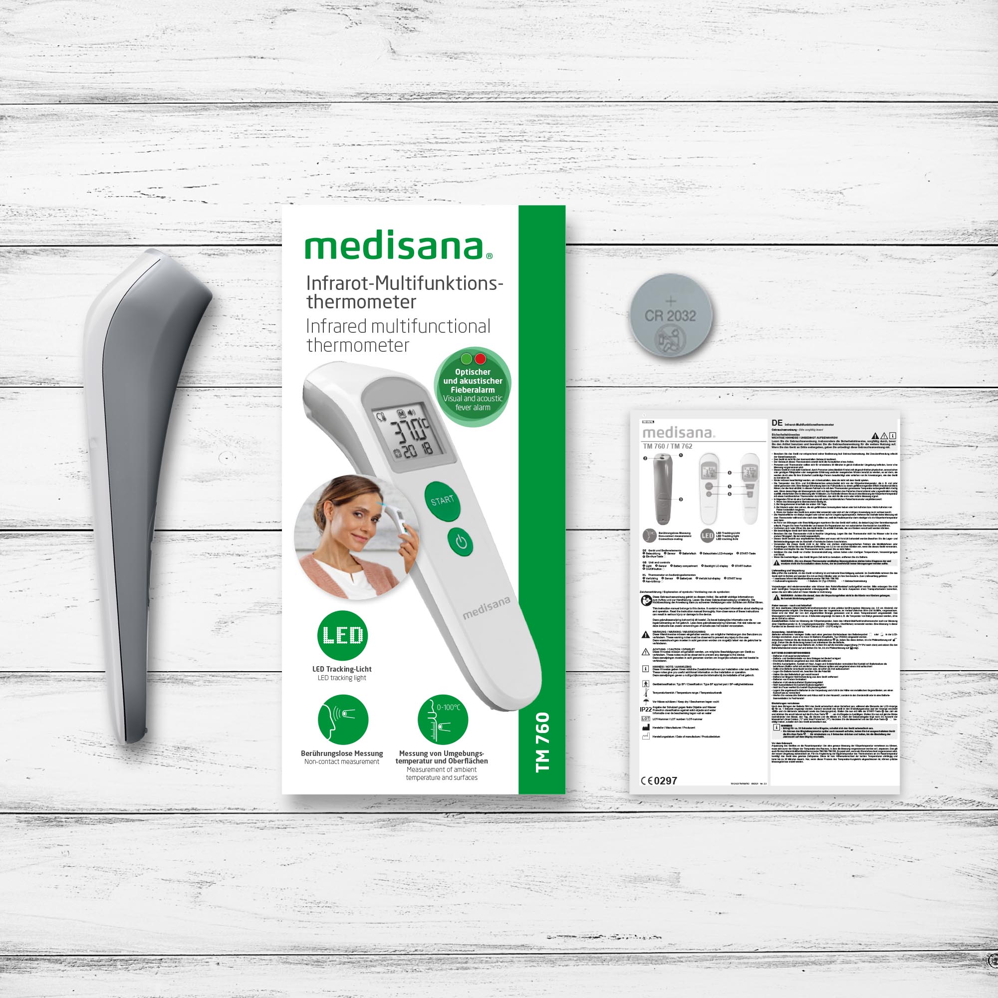 TM 760 | Infrarood-multifunctionele thermometer