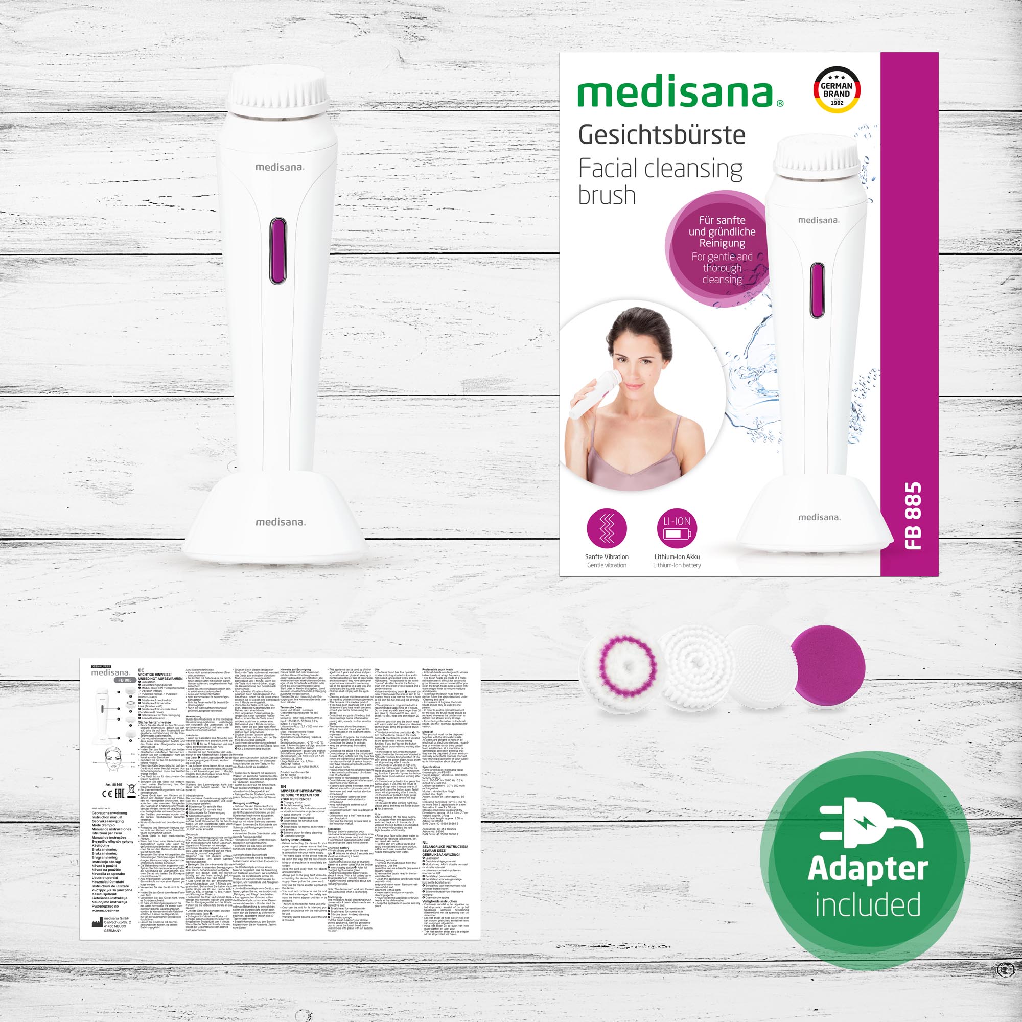 FB 885 | cepillo limpiador facial