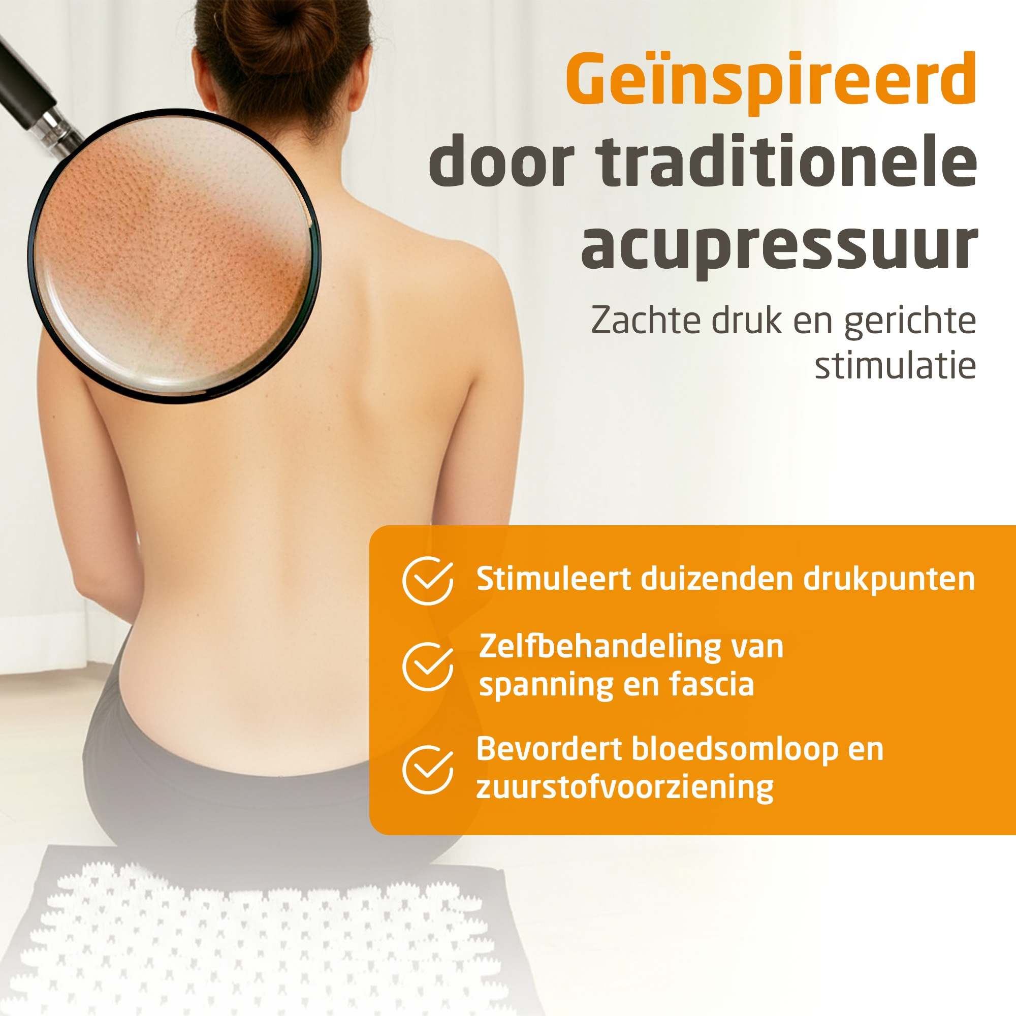 MM 100 | Acupressuurmat met warmte