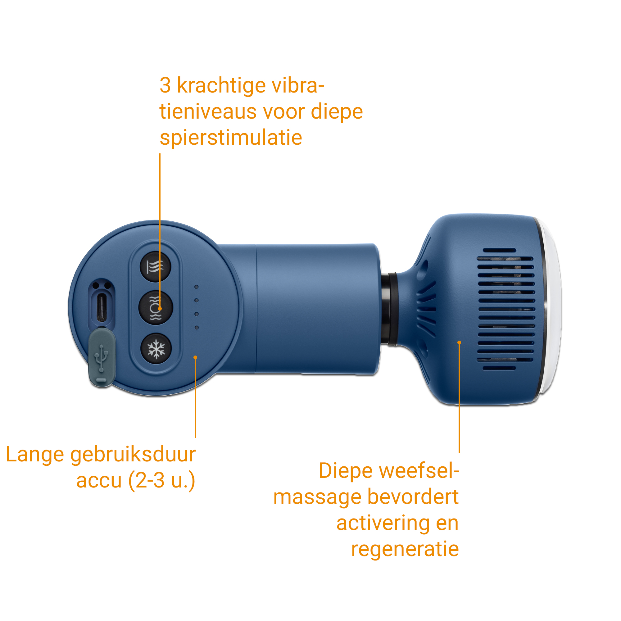 MG 600 | Massagepistool met warmte- en koudefunctie